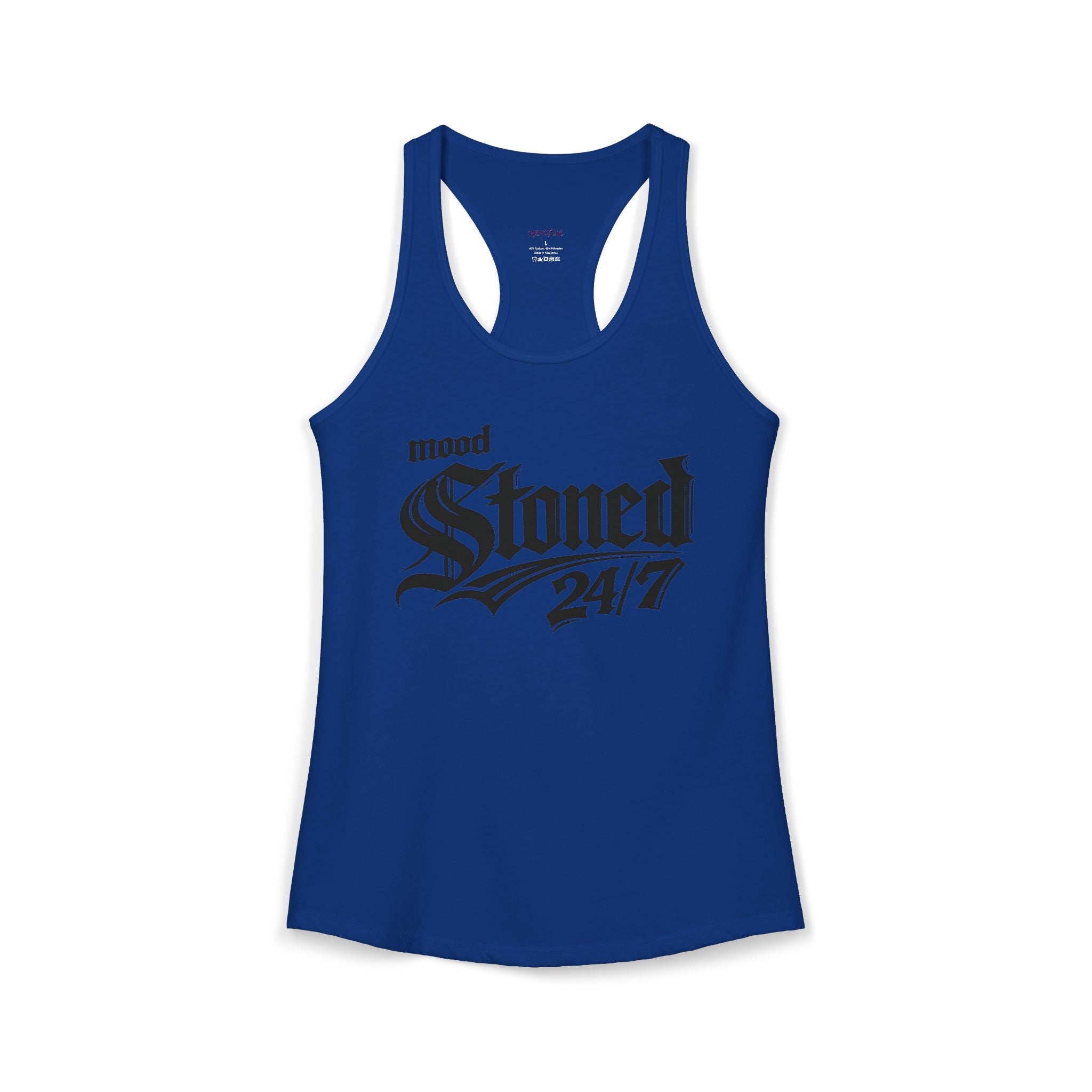 Mood Stoned 24/7-Women's Racerback Tank