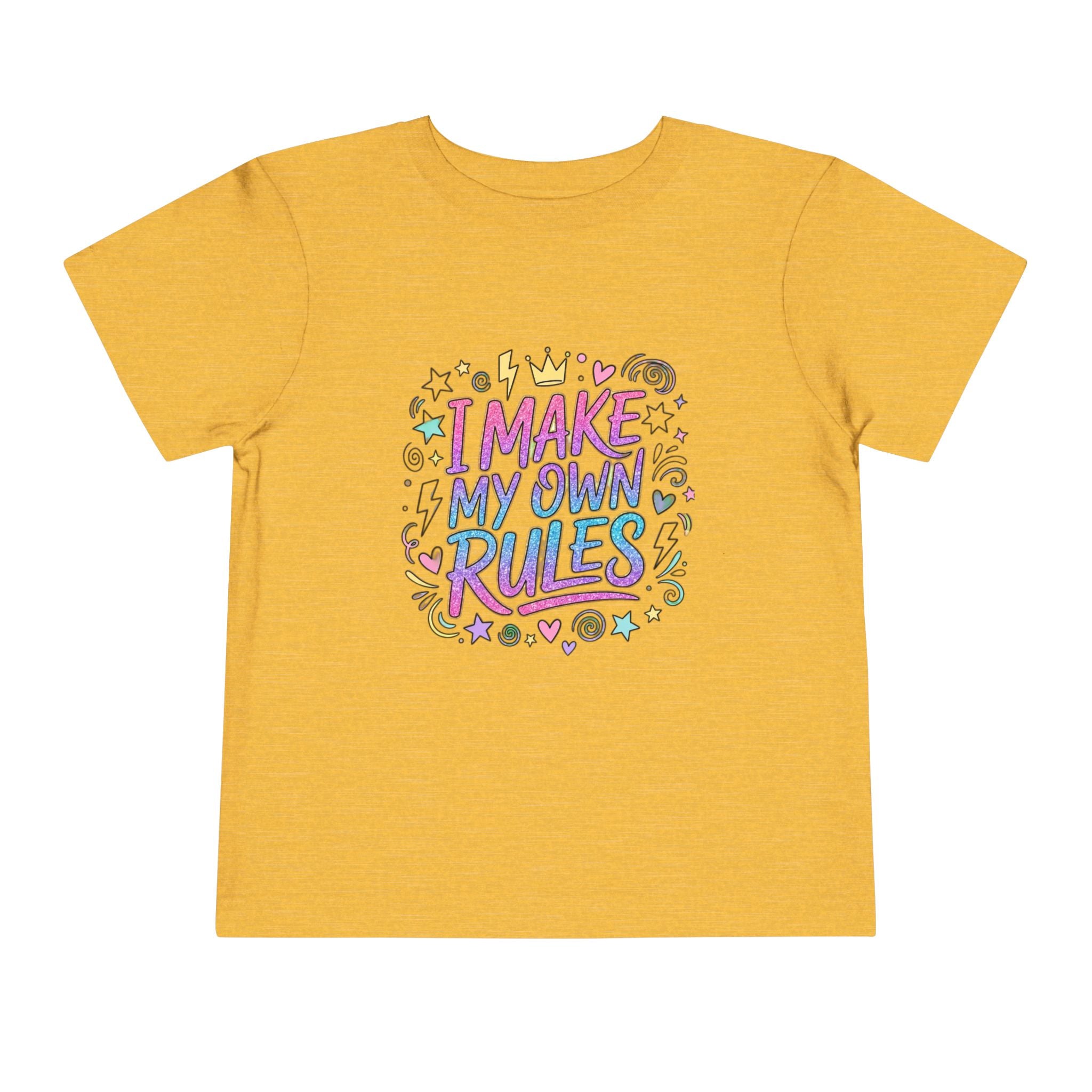 I Make My Own Rules Toddler Shirt – Cute Funny Toddler Graphic Tee