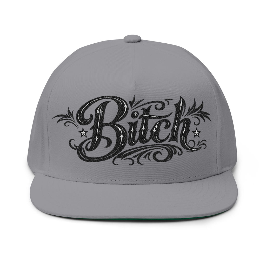 Bitch Embroidered Streetwear Snapback