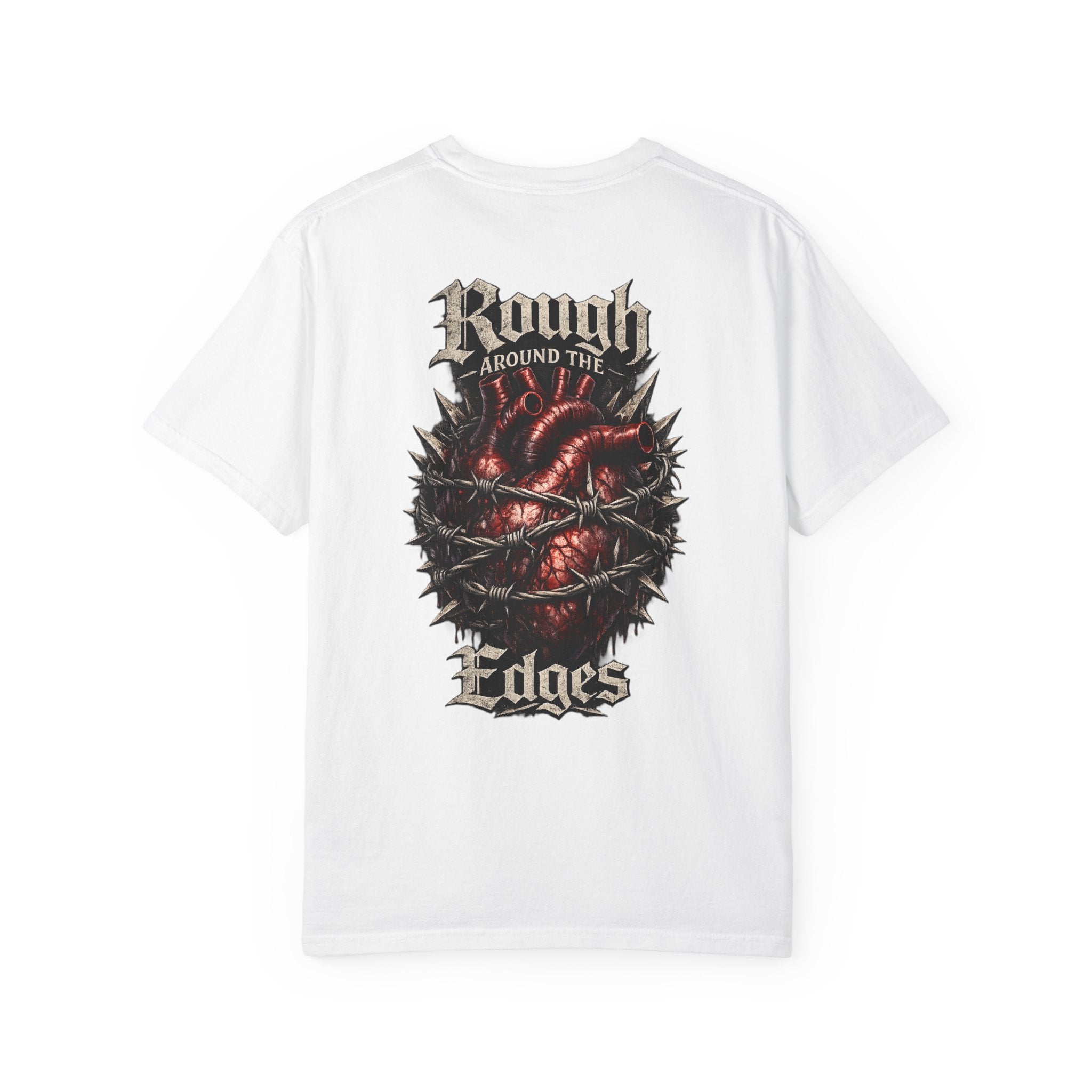 Rough Around The Edges Shirt – Edgy Heart Graphic Tee