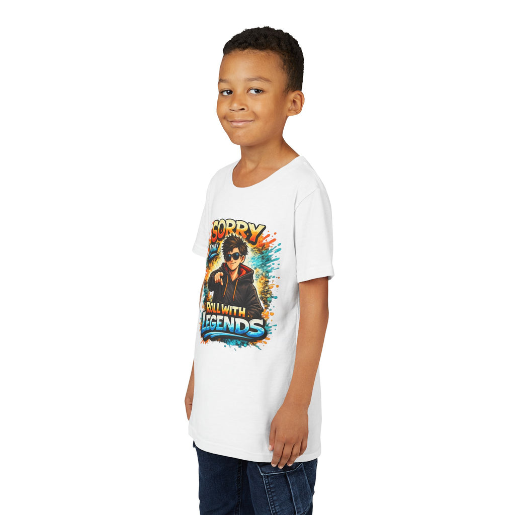 Sorry I Only Roll With Legends – Kids Graphic T-Shirt | Fun Gamer Style Youth Tee
