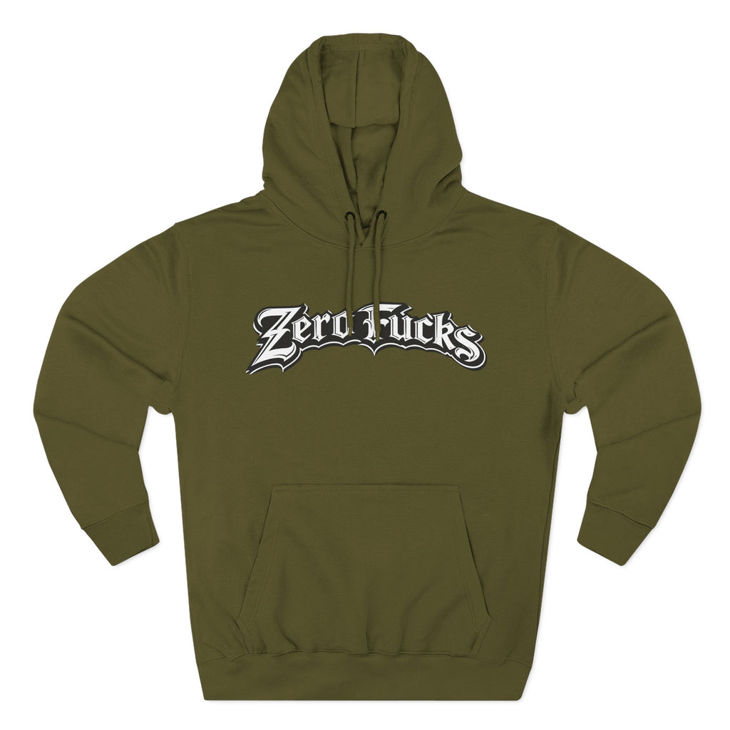 Zero Fucks Flawed Fleece Hoodie