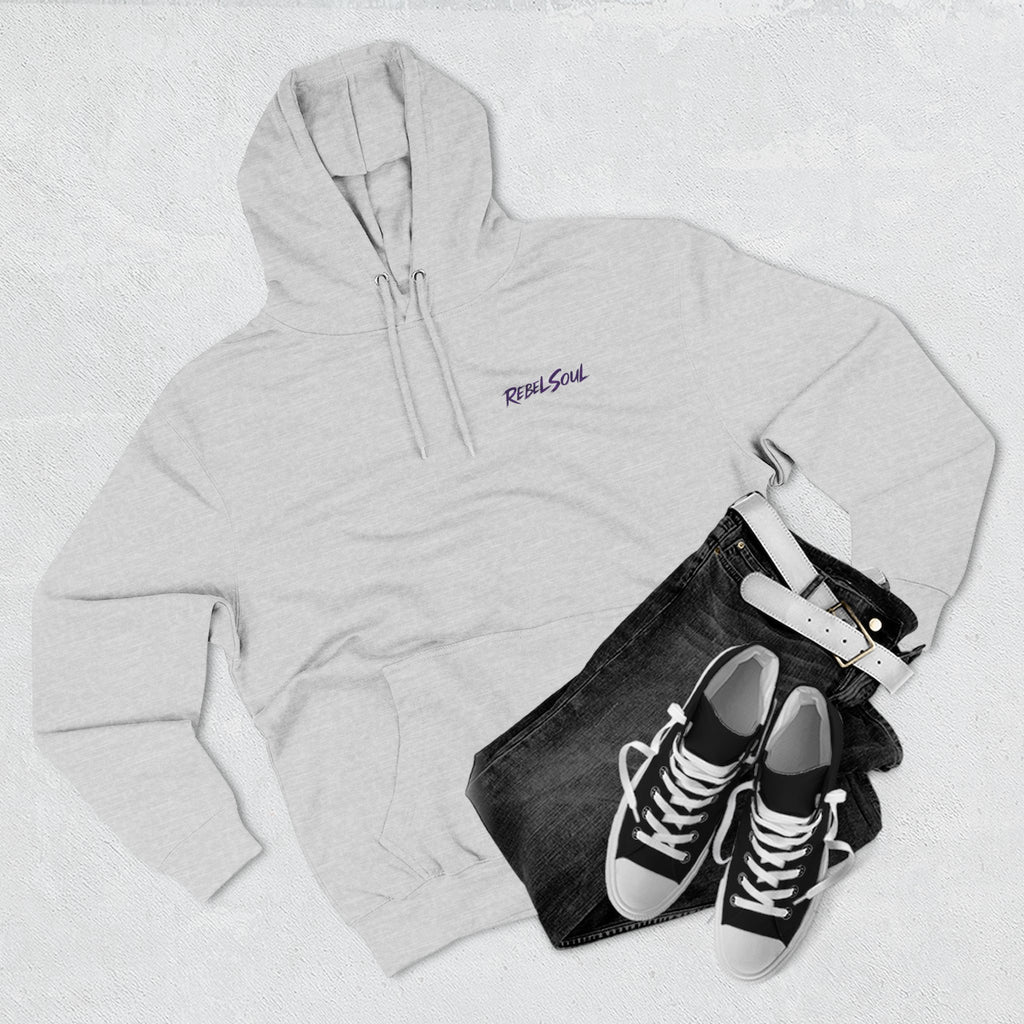 Rebel Soul Skull Hoodie — Vintage Biker Skull Graphic Pullover