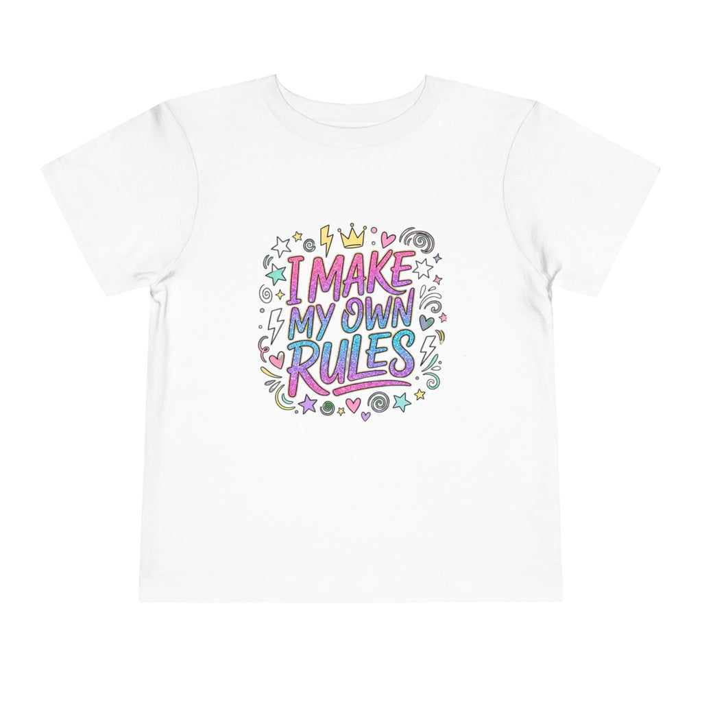 I Make My Own Rules Toddler Shirt – Cute Funny Toddler Graphic Tee