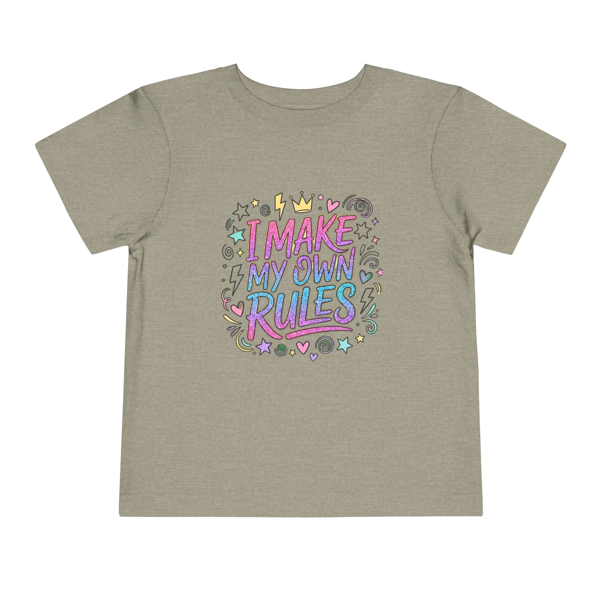 I Make My Own Rules Toddler Shirt – Cute Funny Toddler Graphic Tee