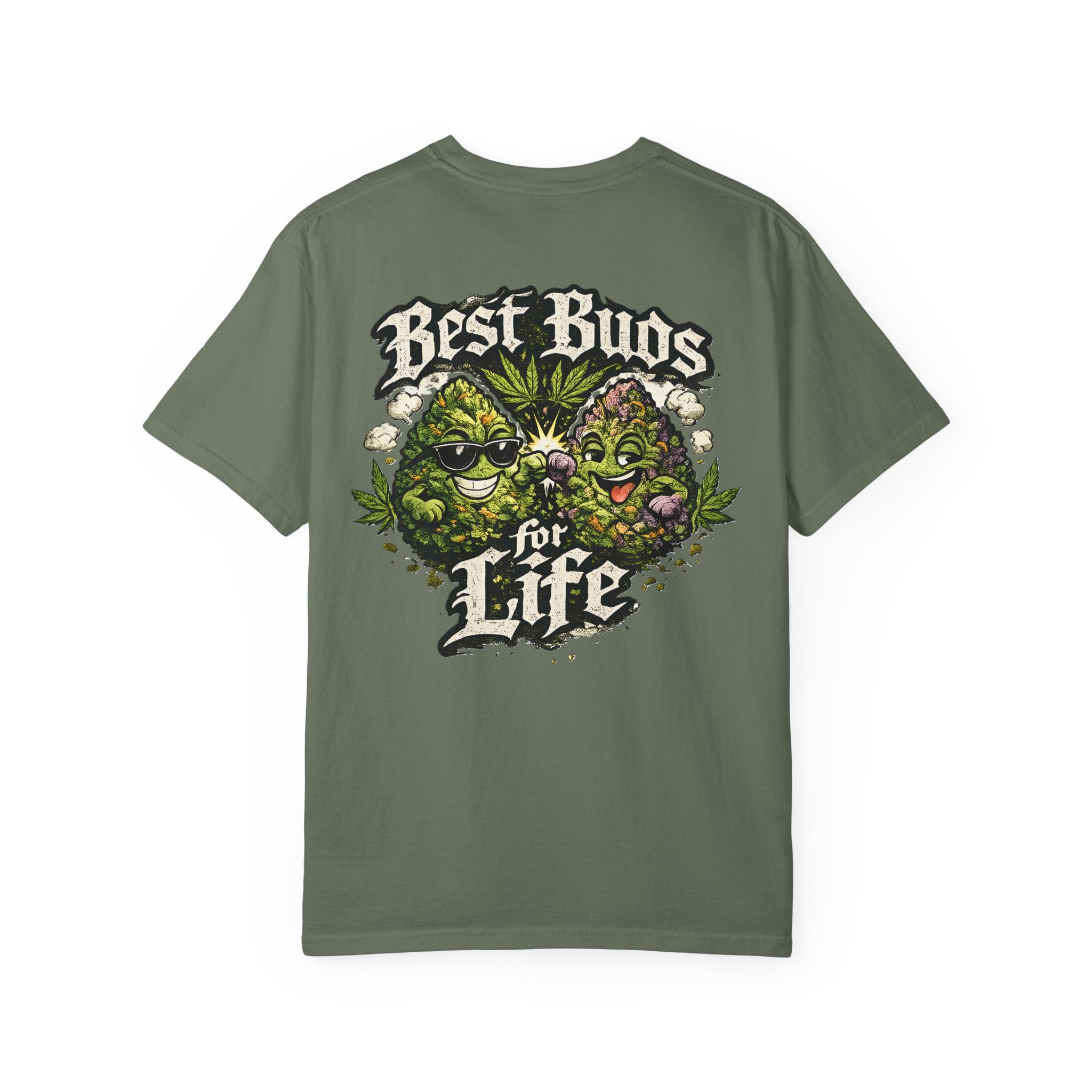 Best Buds For Life Old english Typography