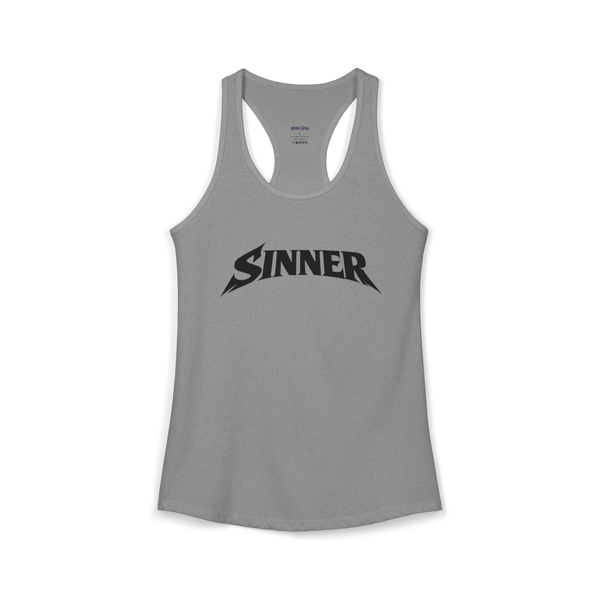 Sinner Racerback Tank Top for Women