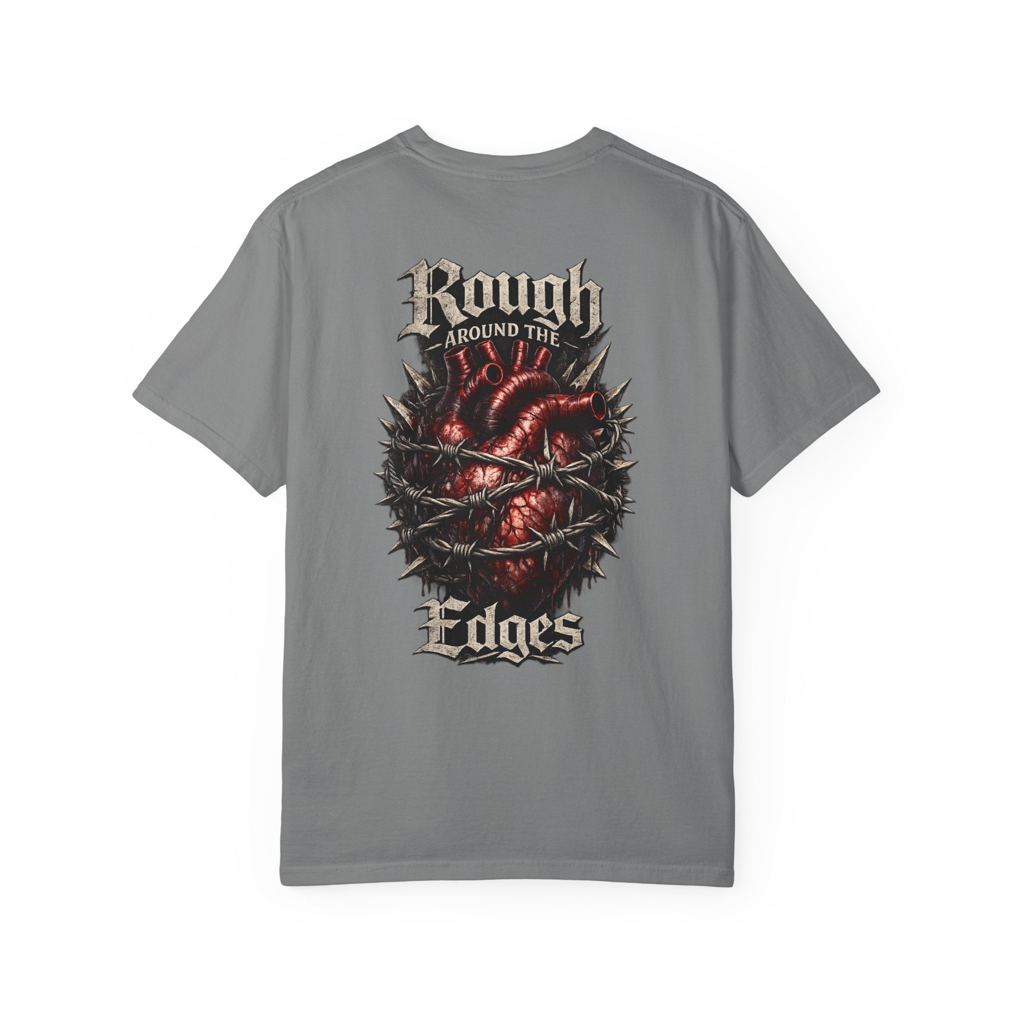 Rough Around The Edges Shirt – Edgy Heart Graphic Tee