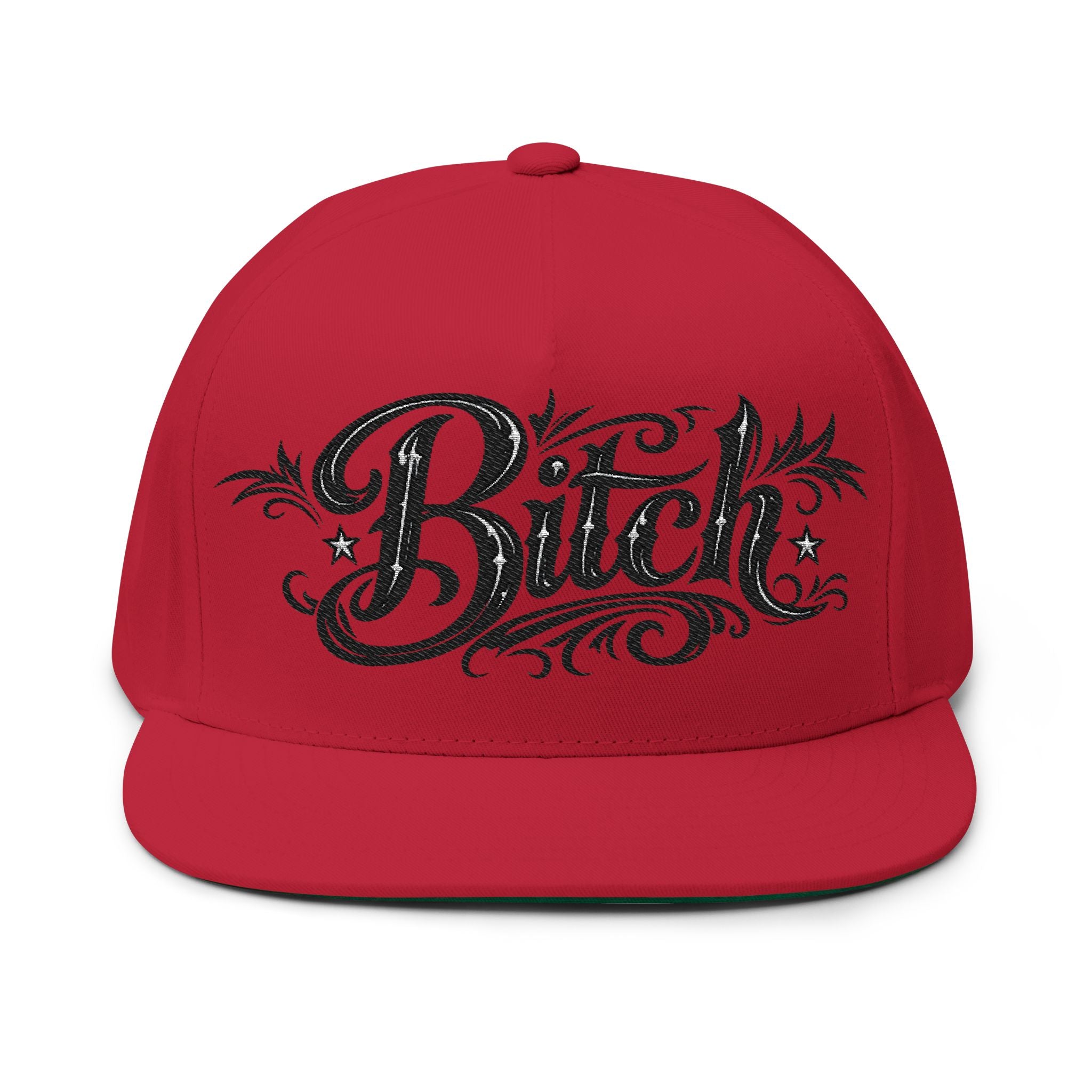 Bitch Embroidered Streetwear Snapback