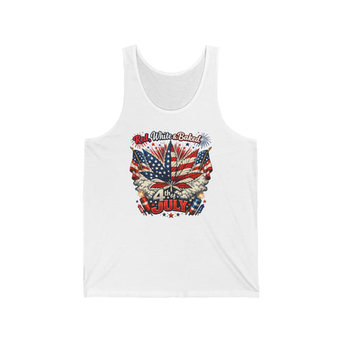 "Red, White & Baked" Patriotic Independence Day Men's Tank