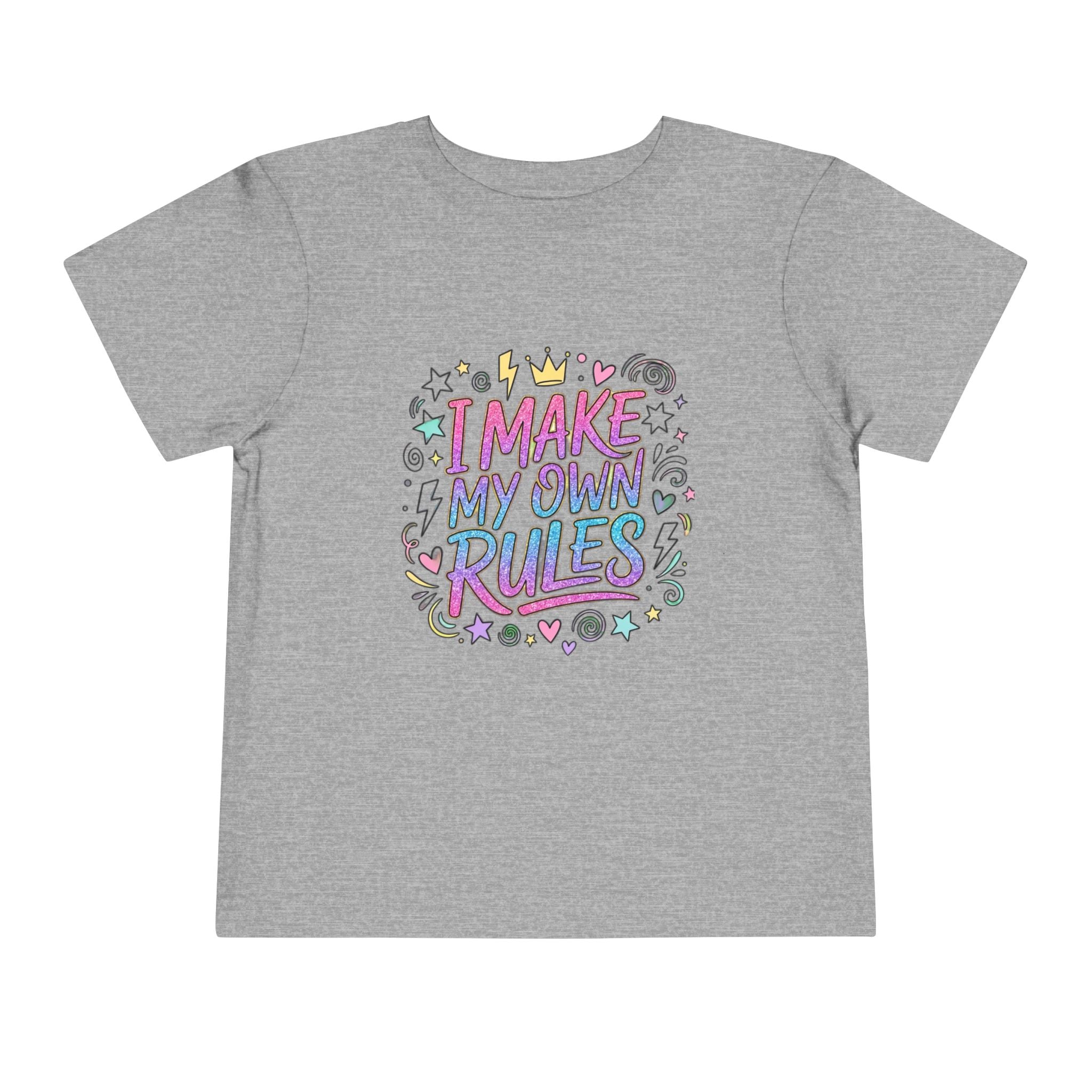 I Make My Own Rules Toddler Shirt – Cute Funny Toddler Graphic Tee