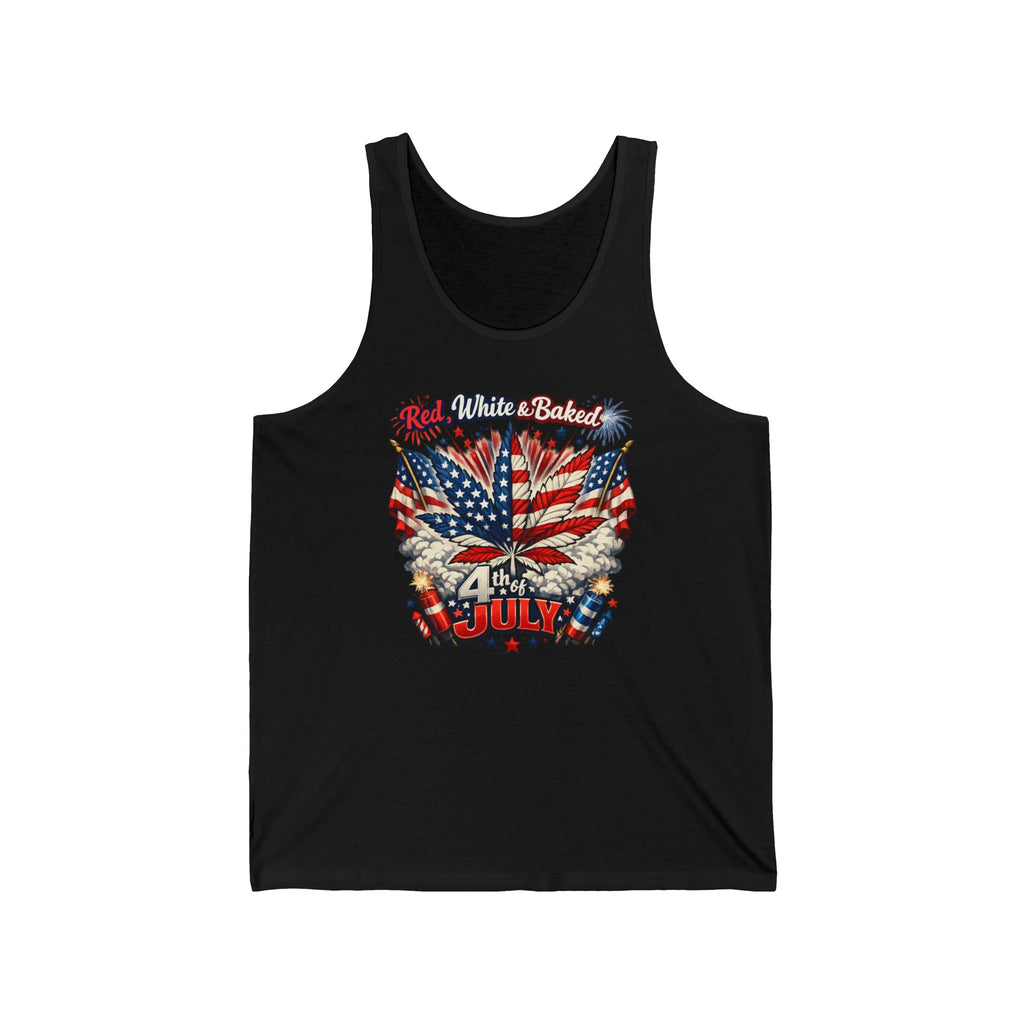"Red, White & Baked" Patriotic Independence Day Men's Tank