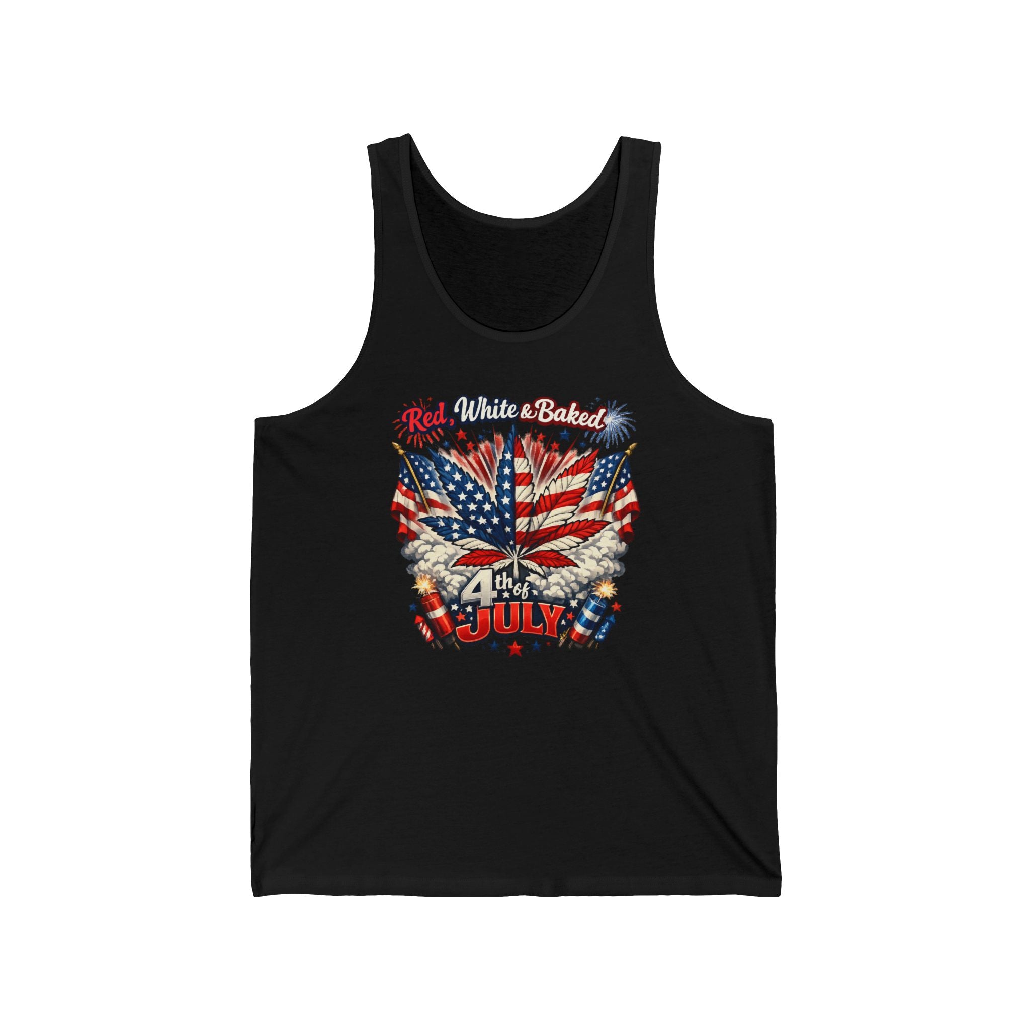 "Red, White & Baked" Patriotic Independence Day Men's Tank