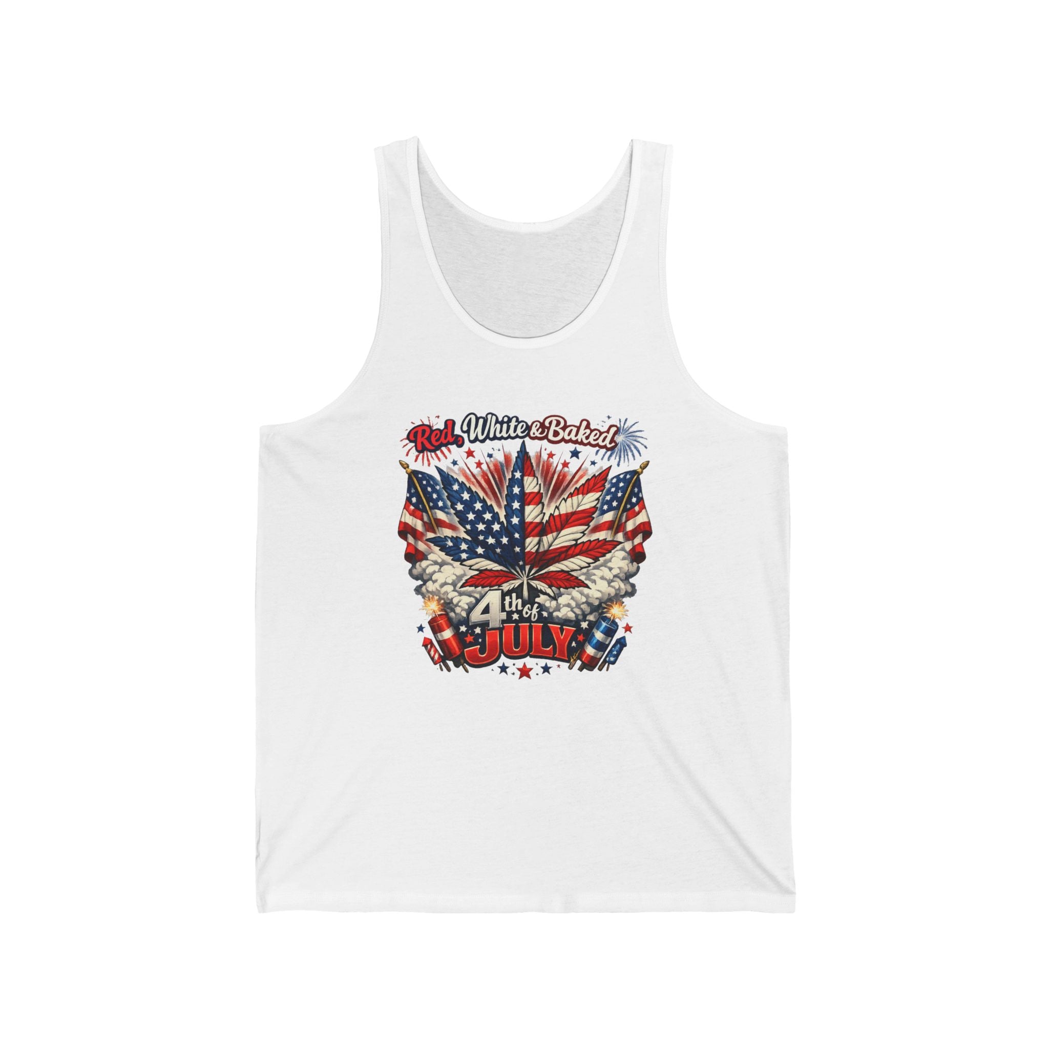 "Red, White & Baked" Patriotic Independence Day Men's Tank