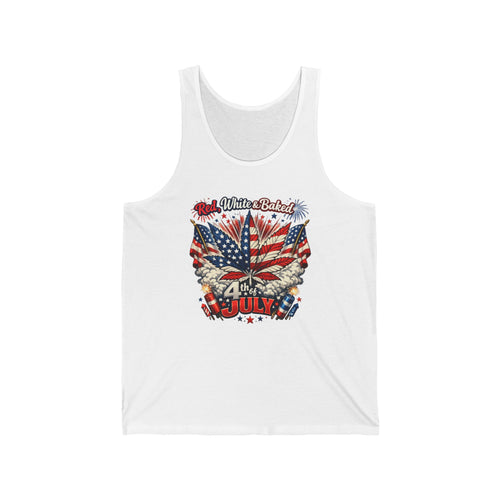 "Red, White & Baked" Patriotic Independence Day Men's Tank