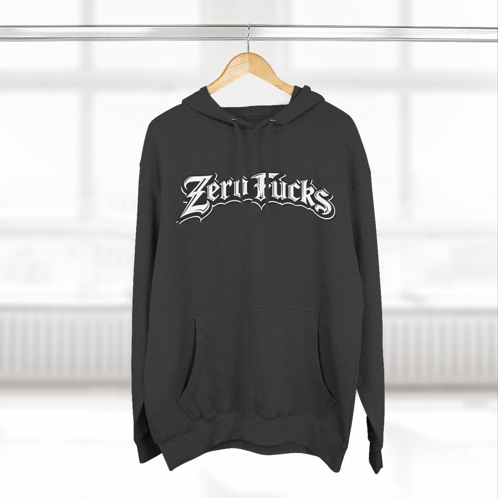 Zero Fucks Flawed Fleece Hoodie