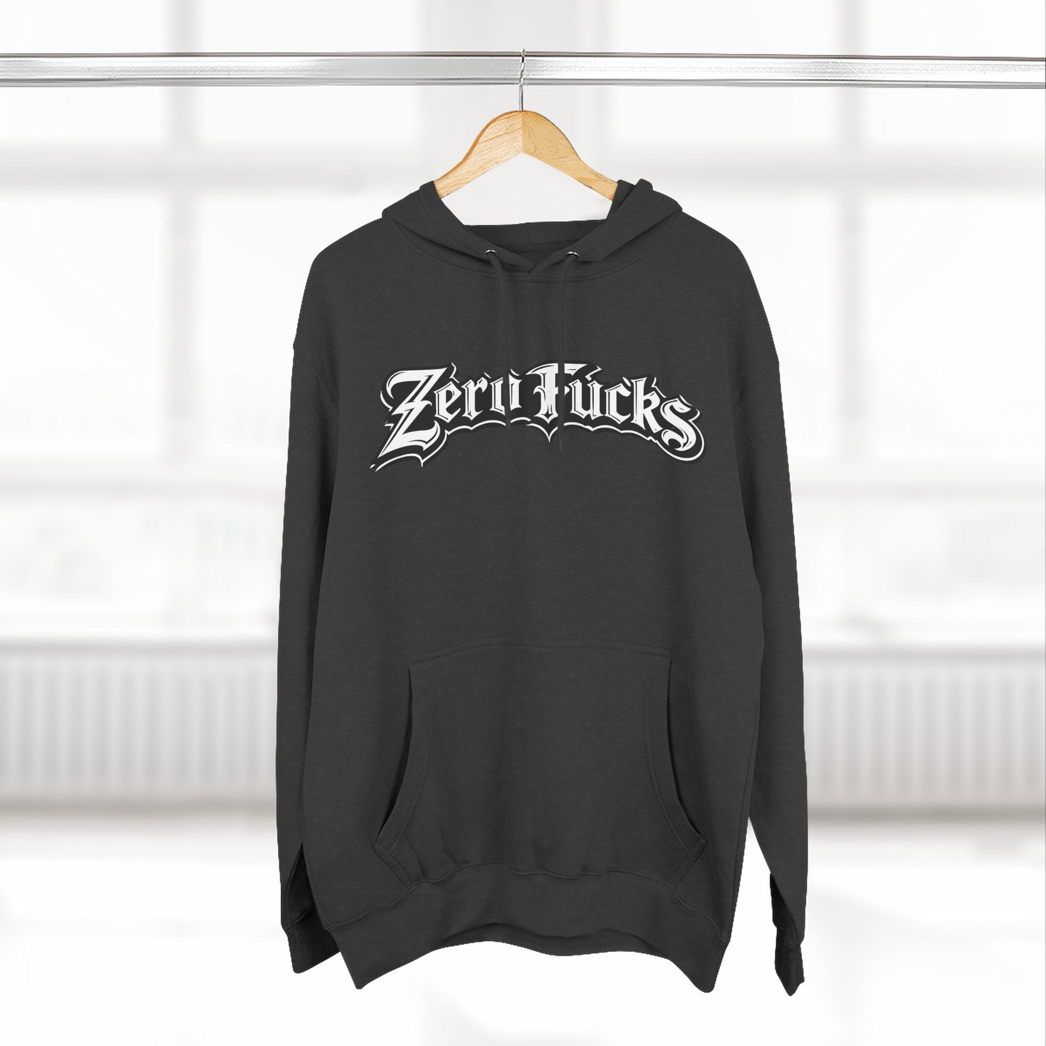 Zero Fucks Flawed Fleece Hoodie