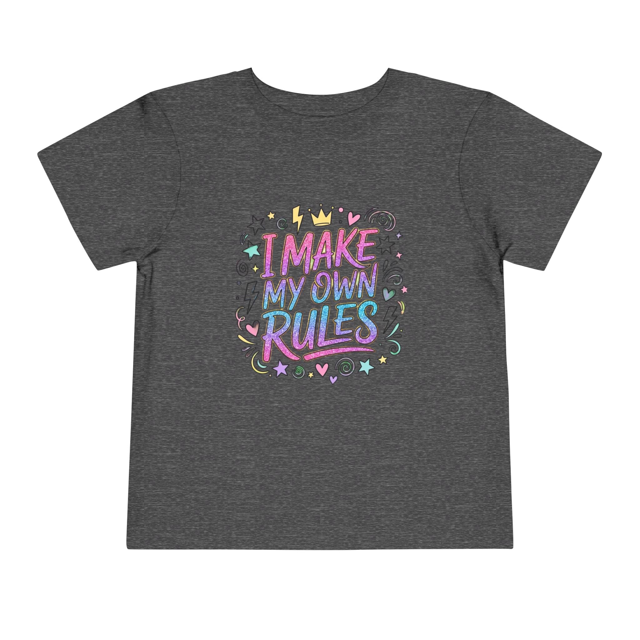 I Make My Own Rules Toddler Shirt – Cute Funny Toddler Graphic Tee