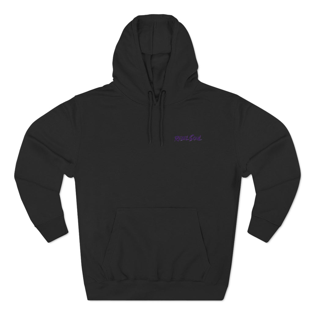 Rebel Soul Skull Hoodie — Vintage Biker Skull Graphic Pullover
