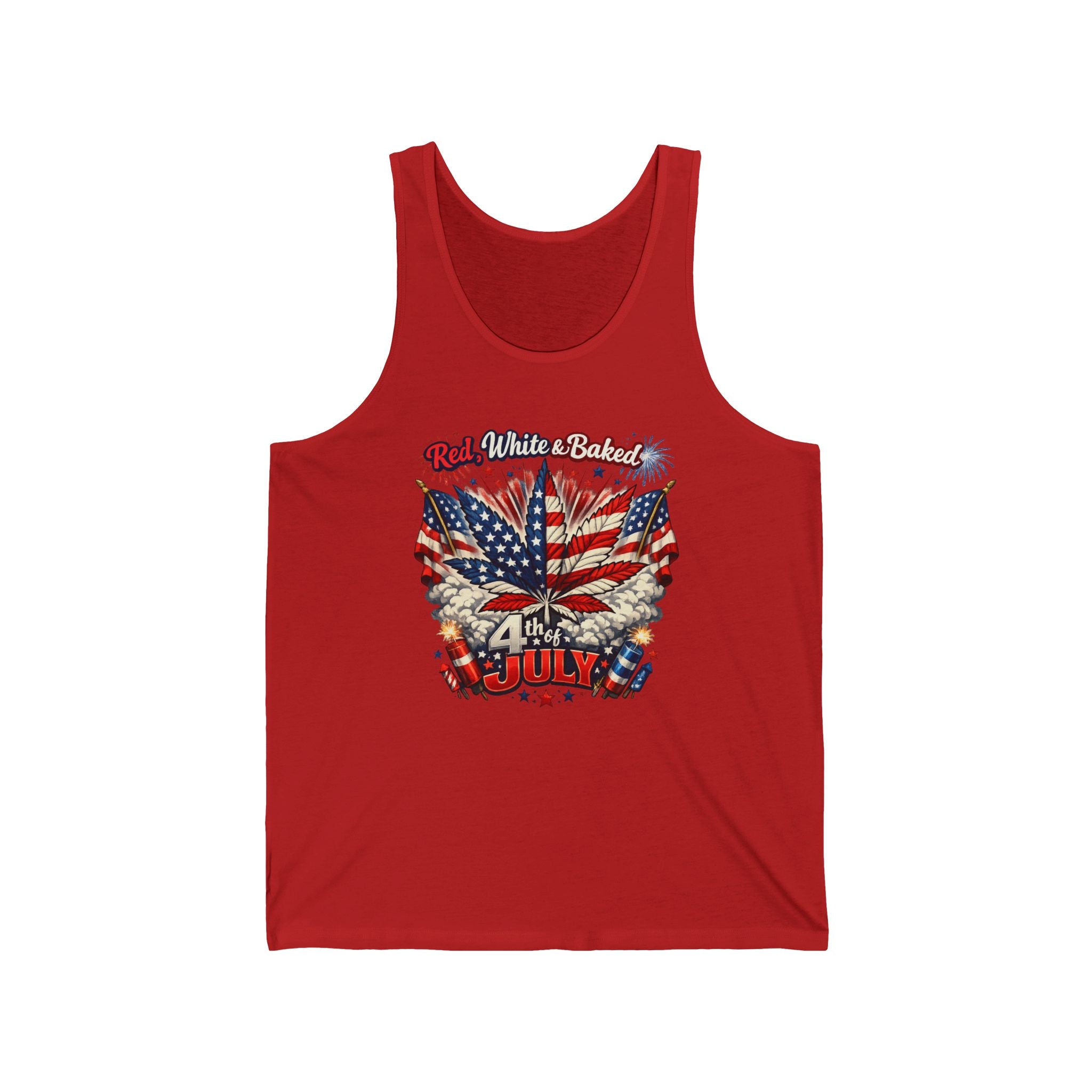 "Red, White & Baked" Patriotic Independence Day Men's Tank