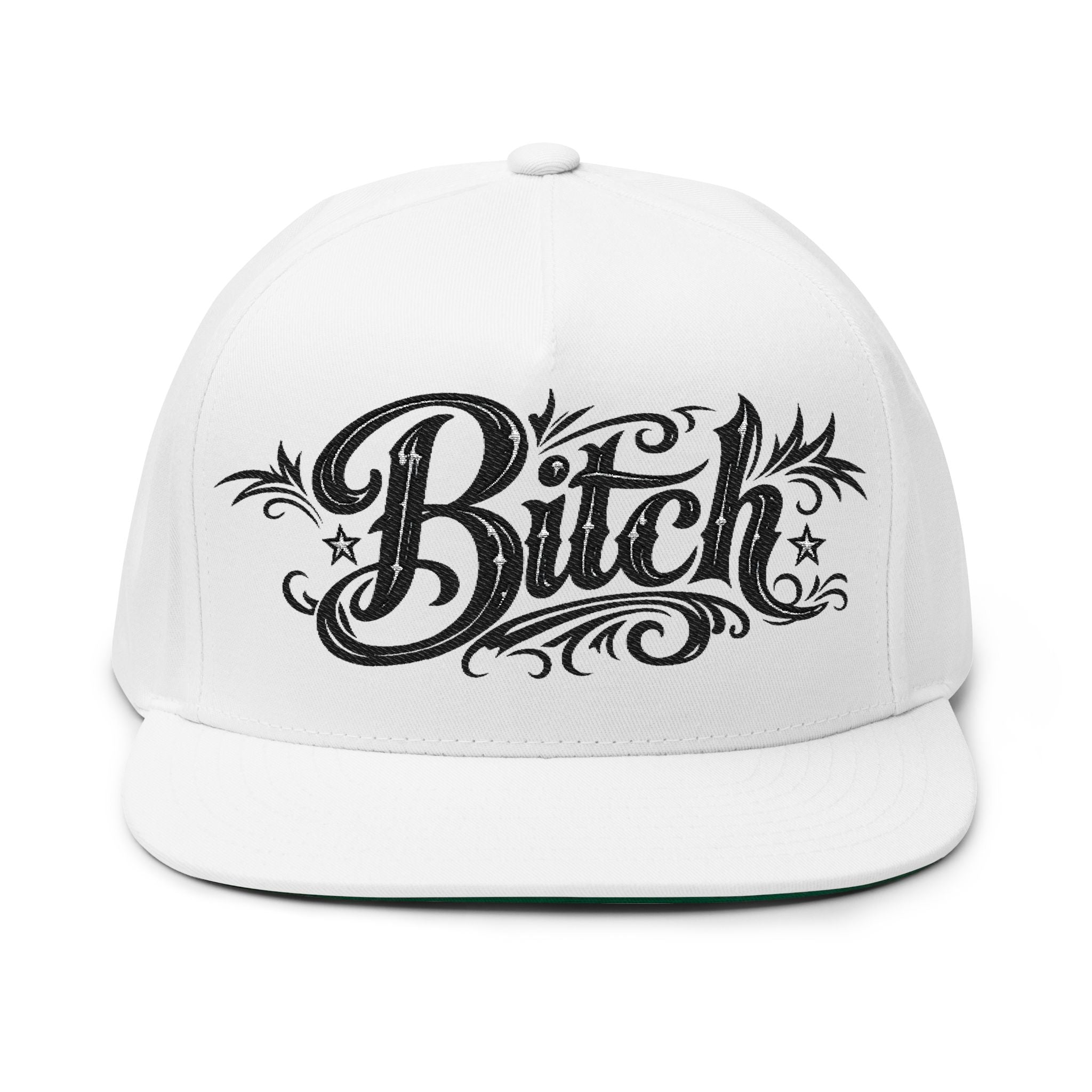 Bitch Embroidered Streetwear Snapback
