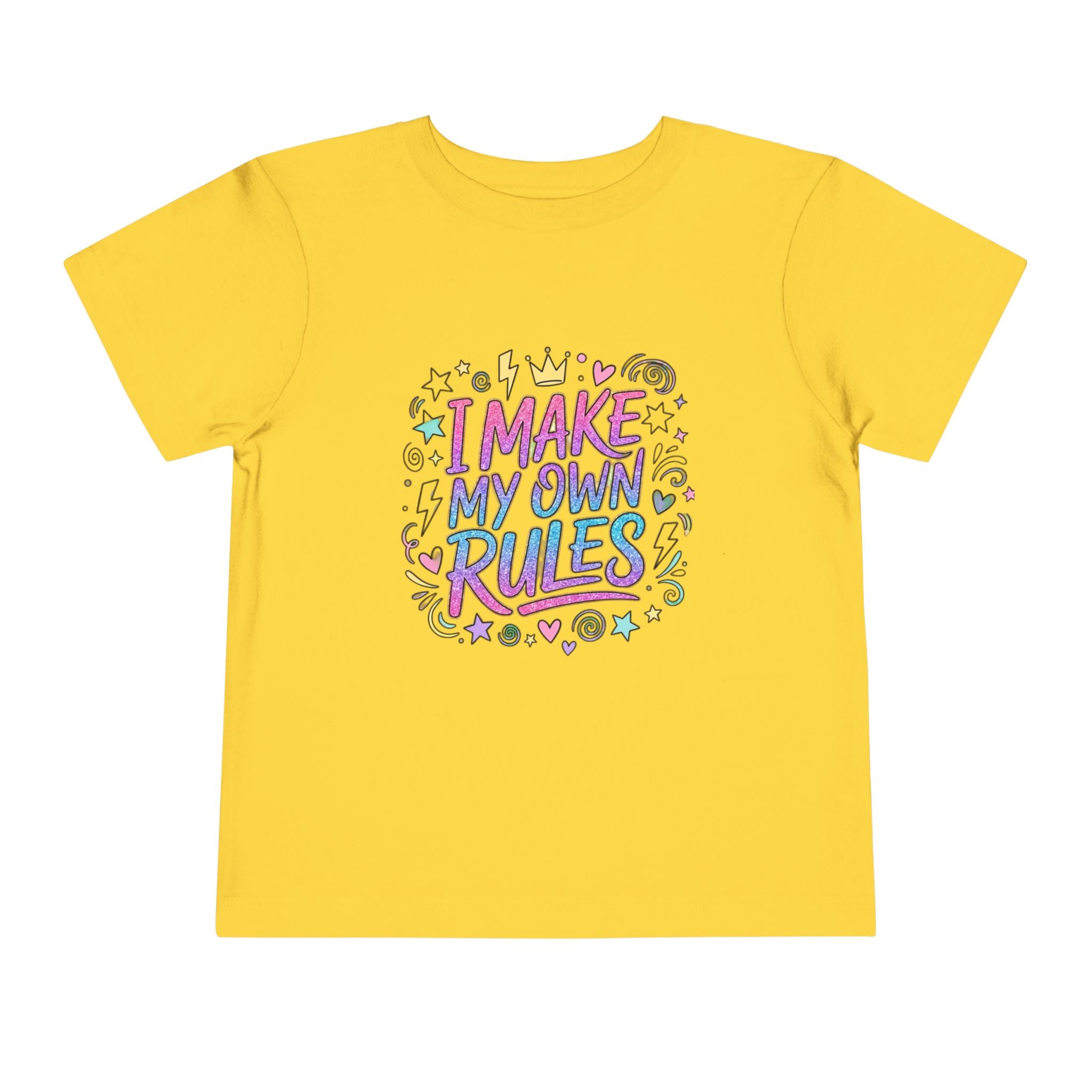 I Make My Own Rules Toddler Shirt – Cute Funny Toddler Graphic Tee