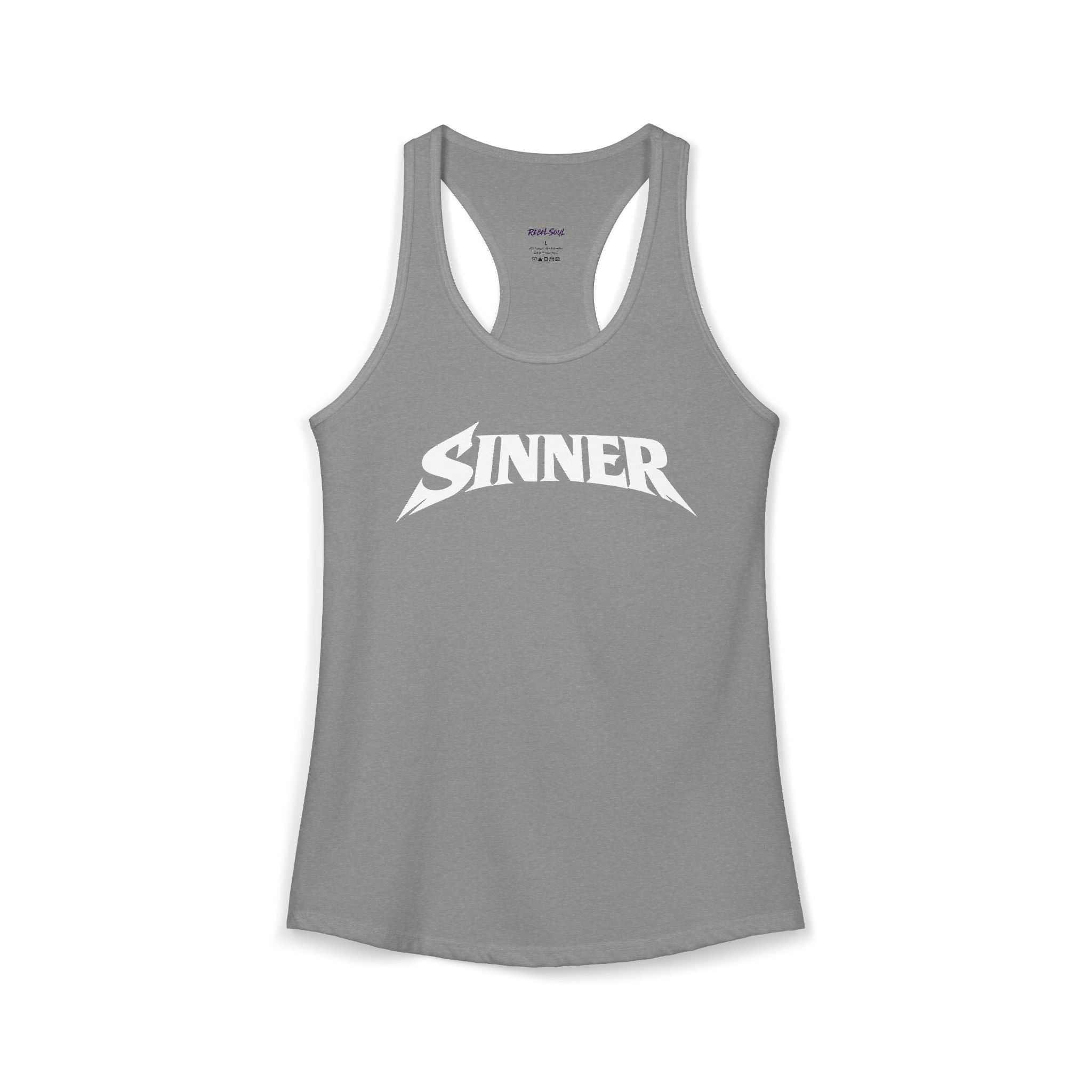 Sinner Racerback Tank Top for Women