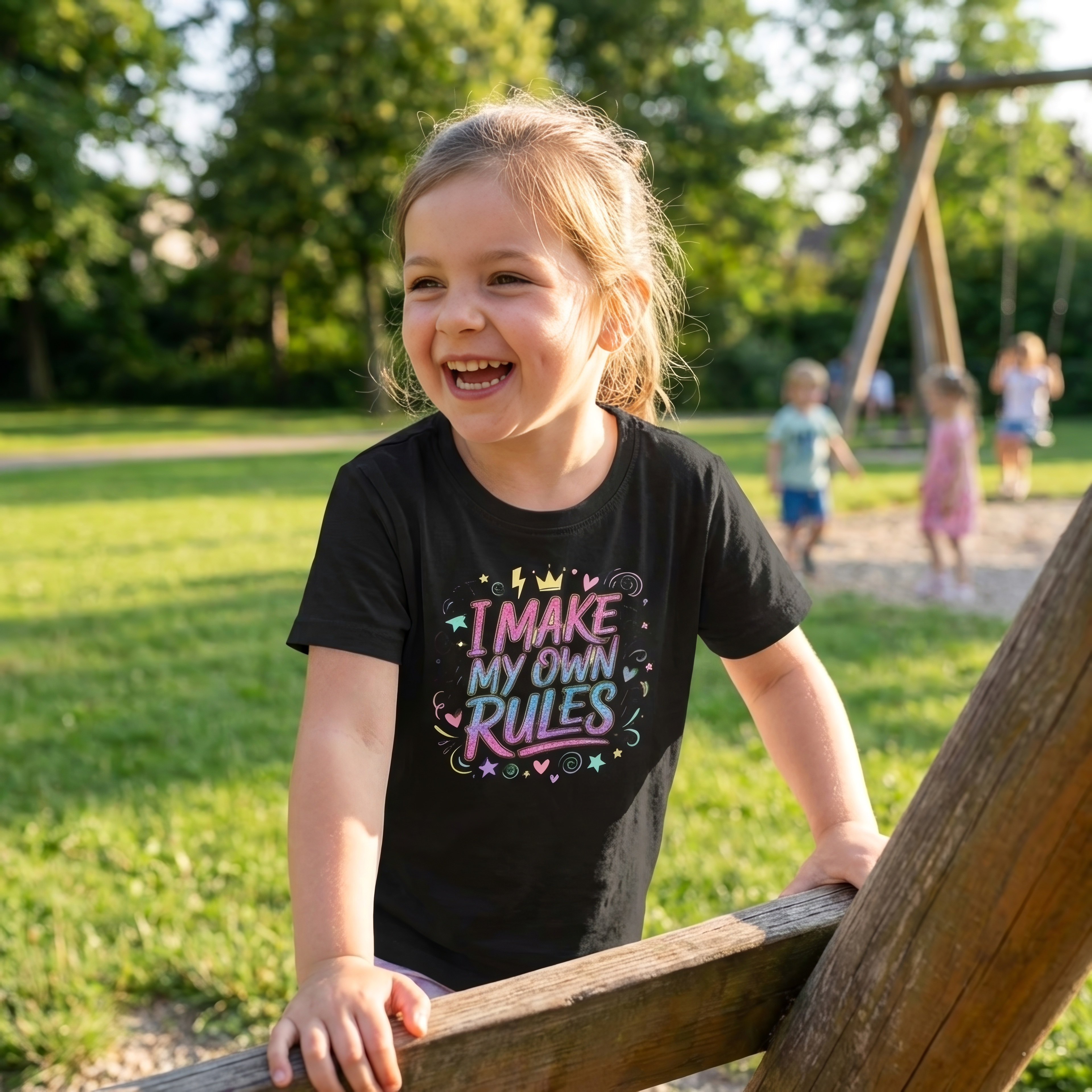 I Make My Own Rules Toddler Shirt – Cute Funny Toddler Graphic Tee