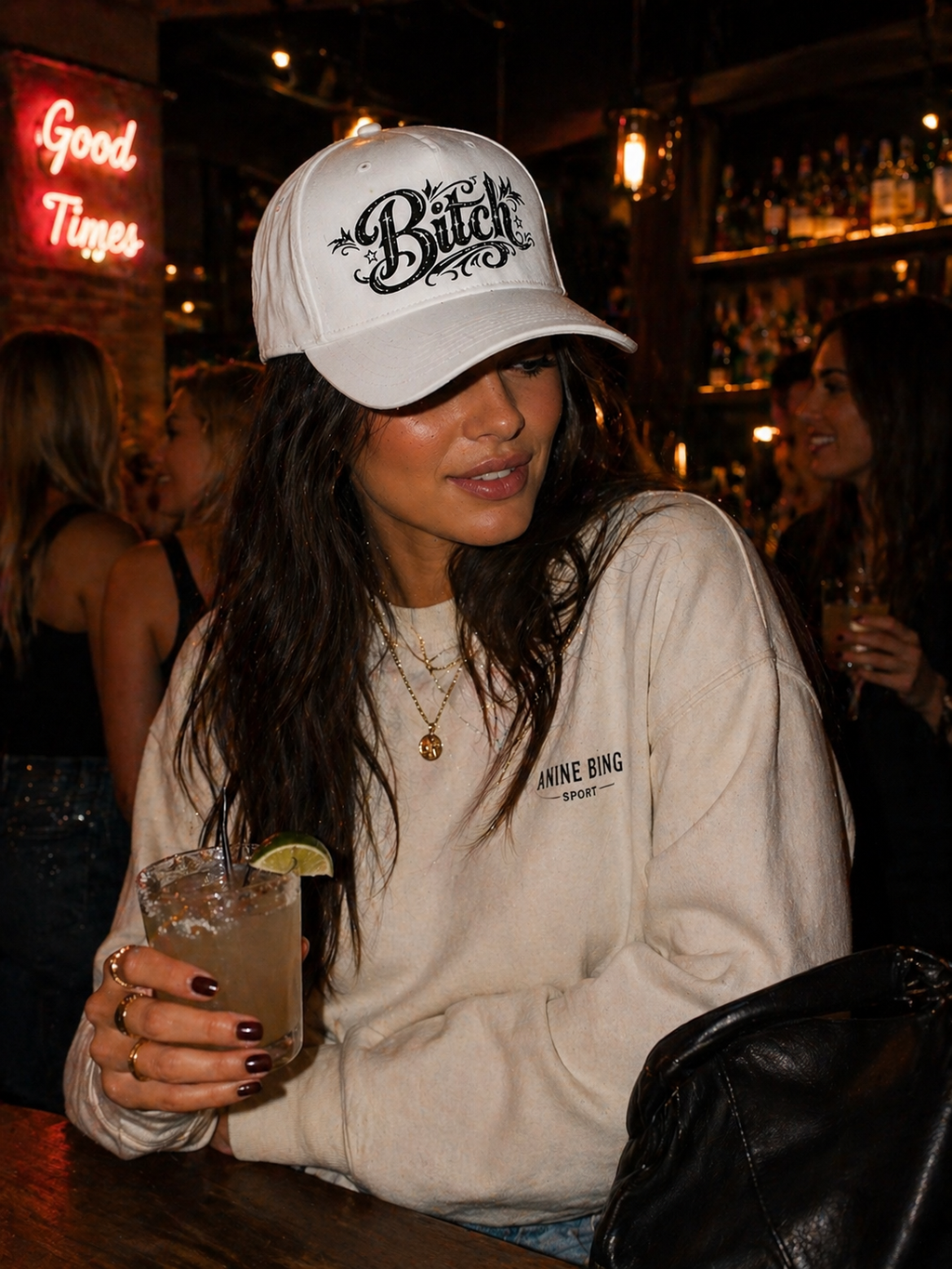 Bitch Embroidered Streetwear Snapback