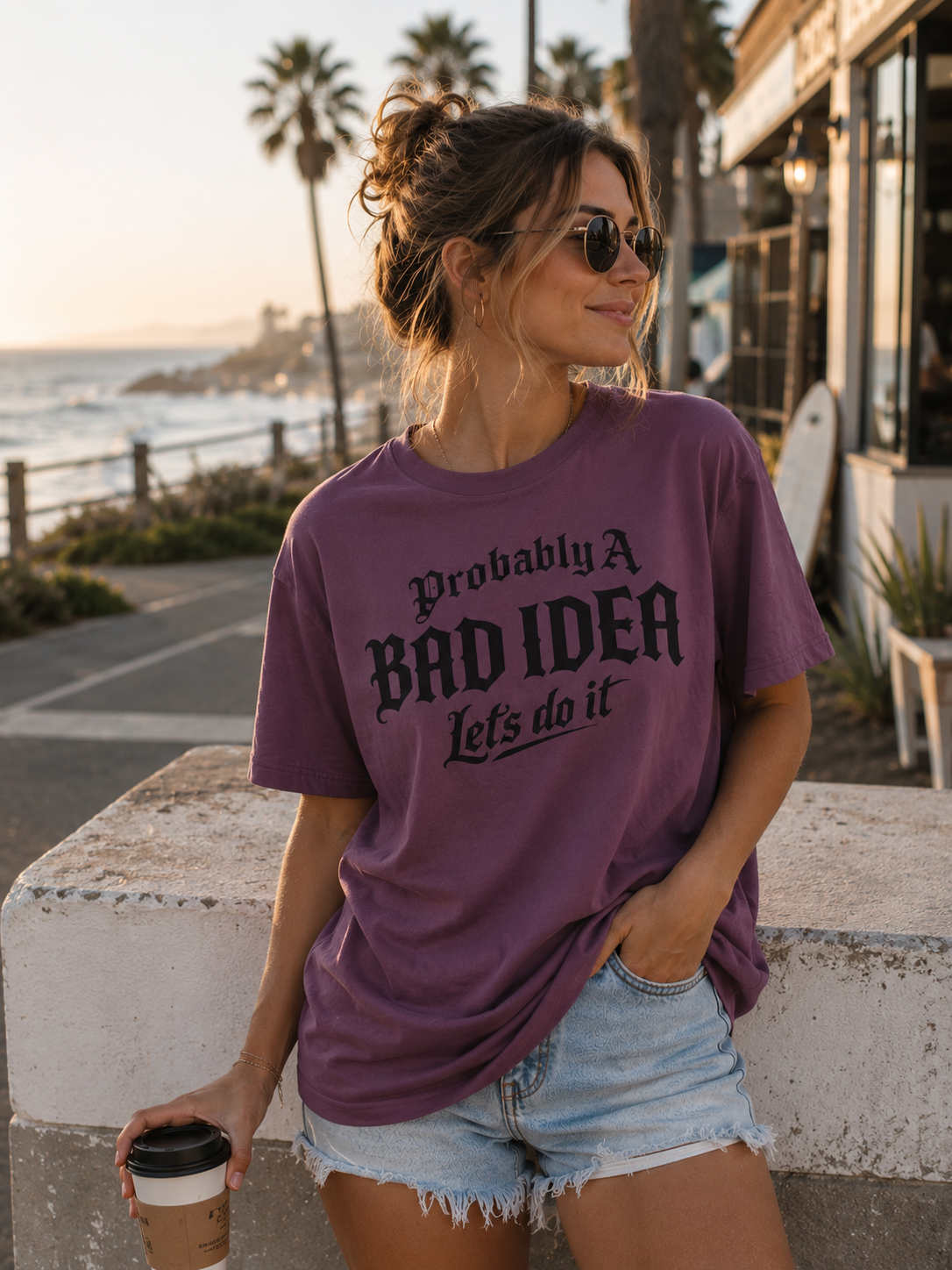 Probably A Bad Idea T-Shirt – 'Lets do it'  T-Shirt