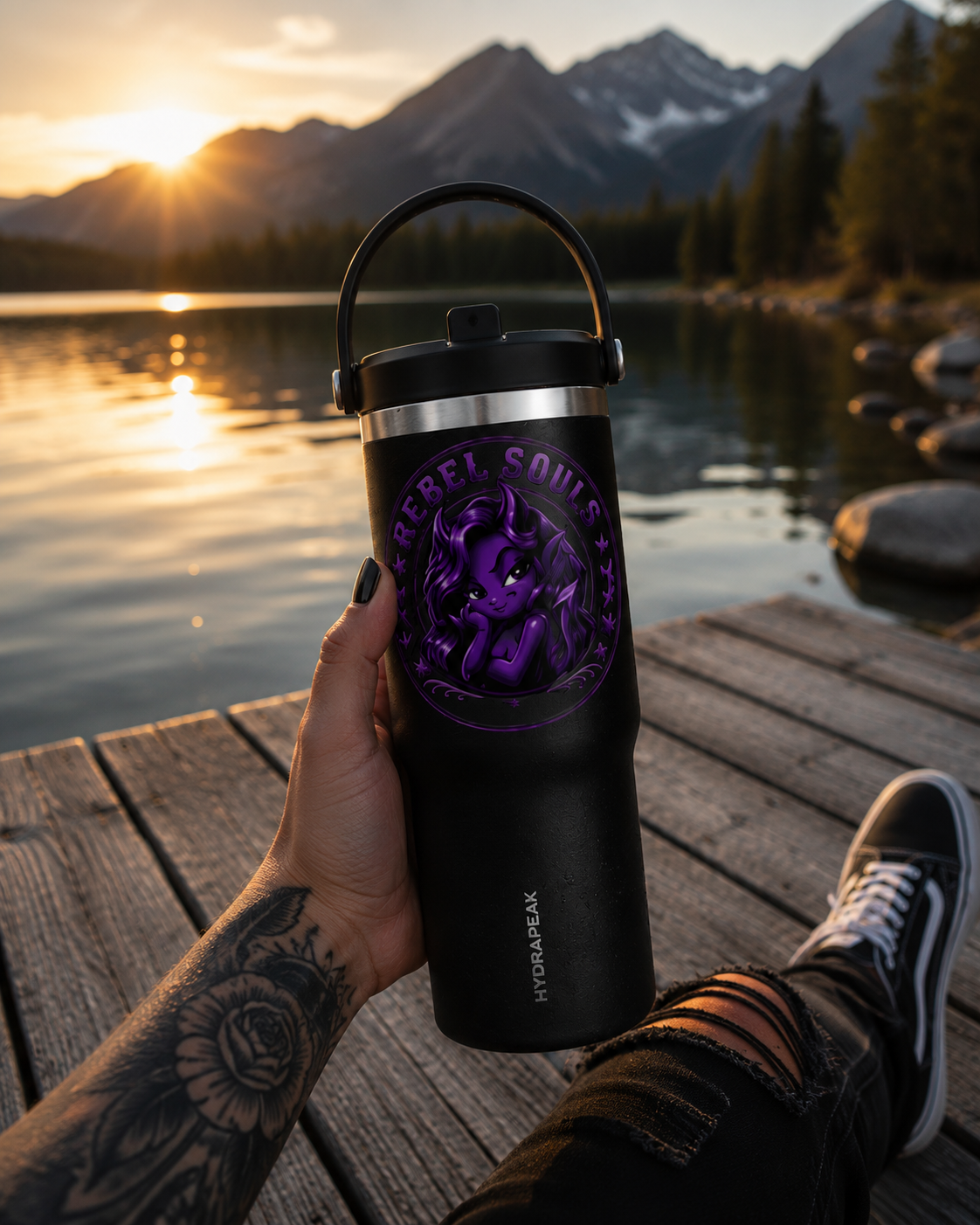Rebel Souls 32oz Stainless Steel Insulated Tumbler