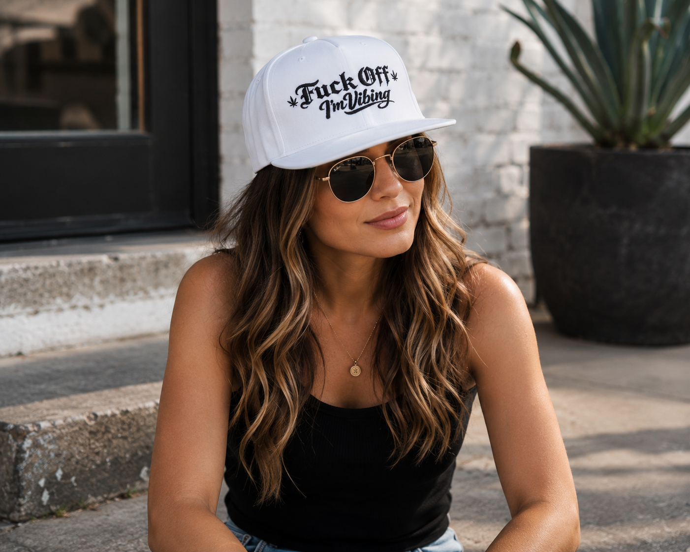 Fuck Off I'm vibing-Embroidered Snapback