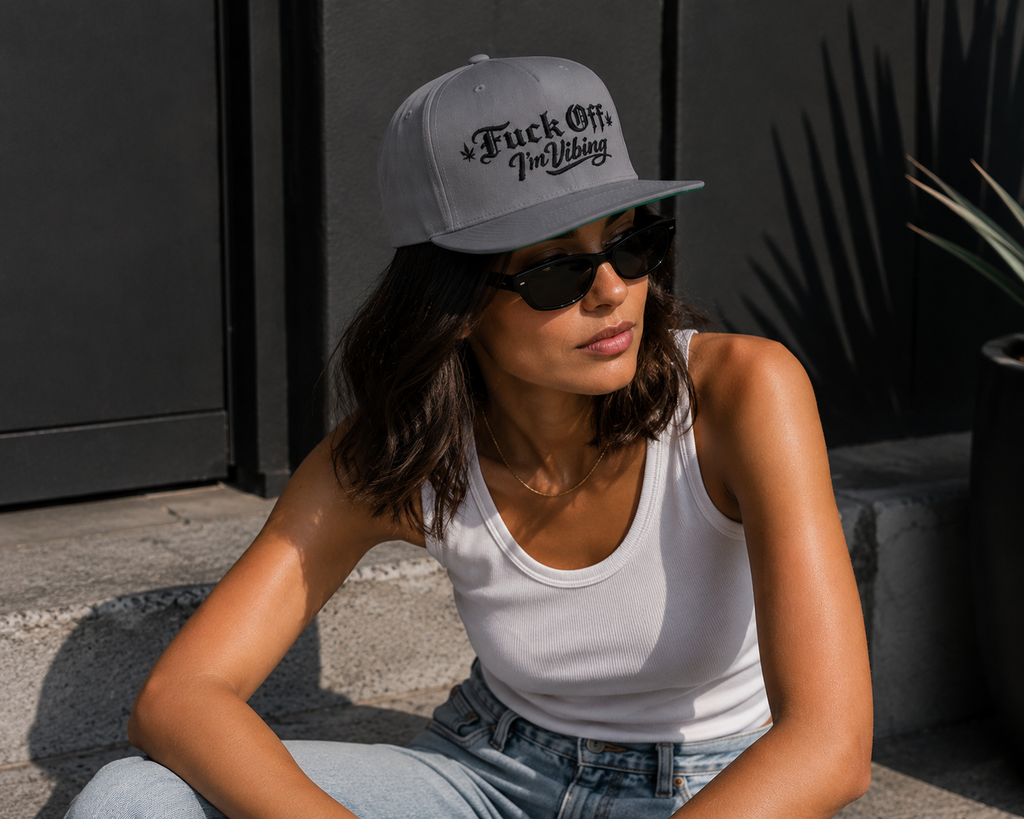 Fuck Off I'm vibing-Embroidered Snapback