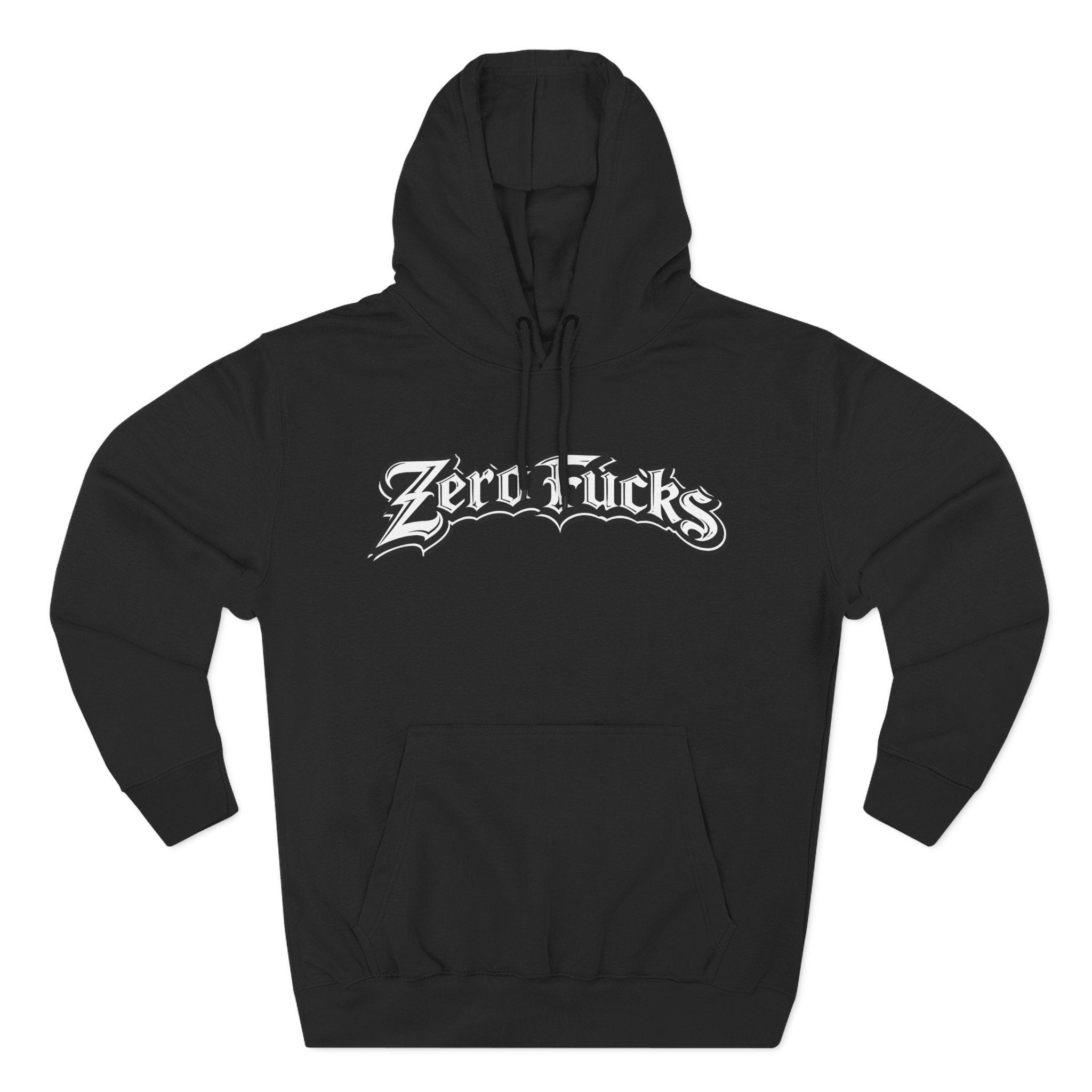 Zero Fucks Flawed Fleece Hoodie
