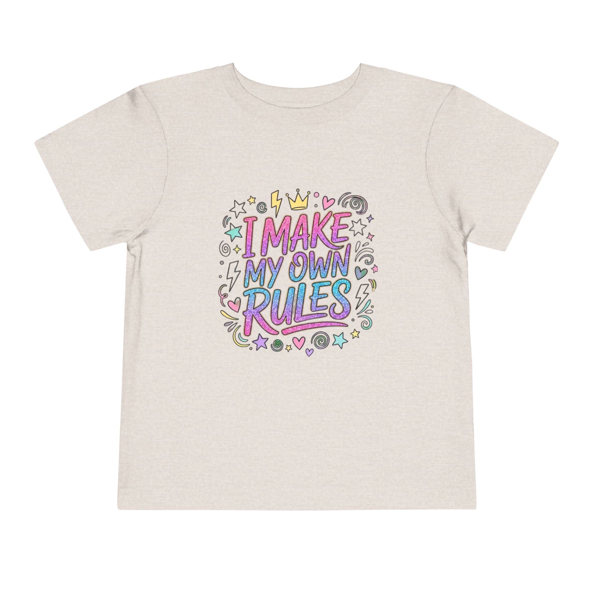 I Make My Own Rules Toddler Shirt – Cute Funny Toddler Graphic Tee