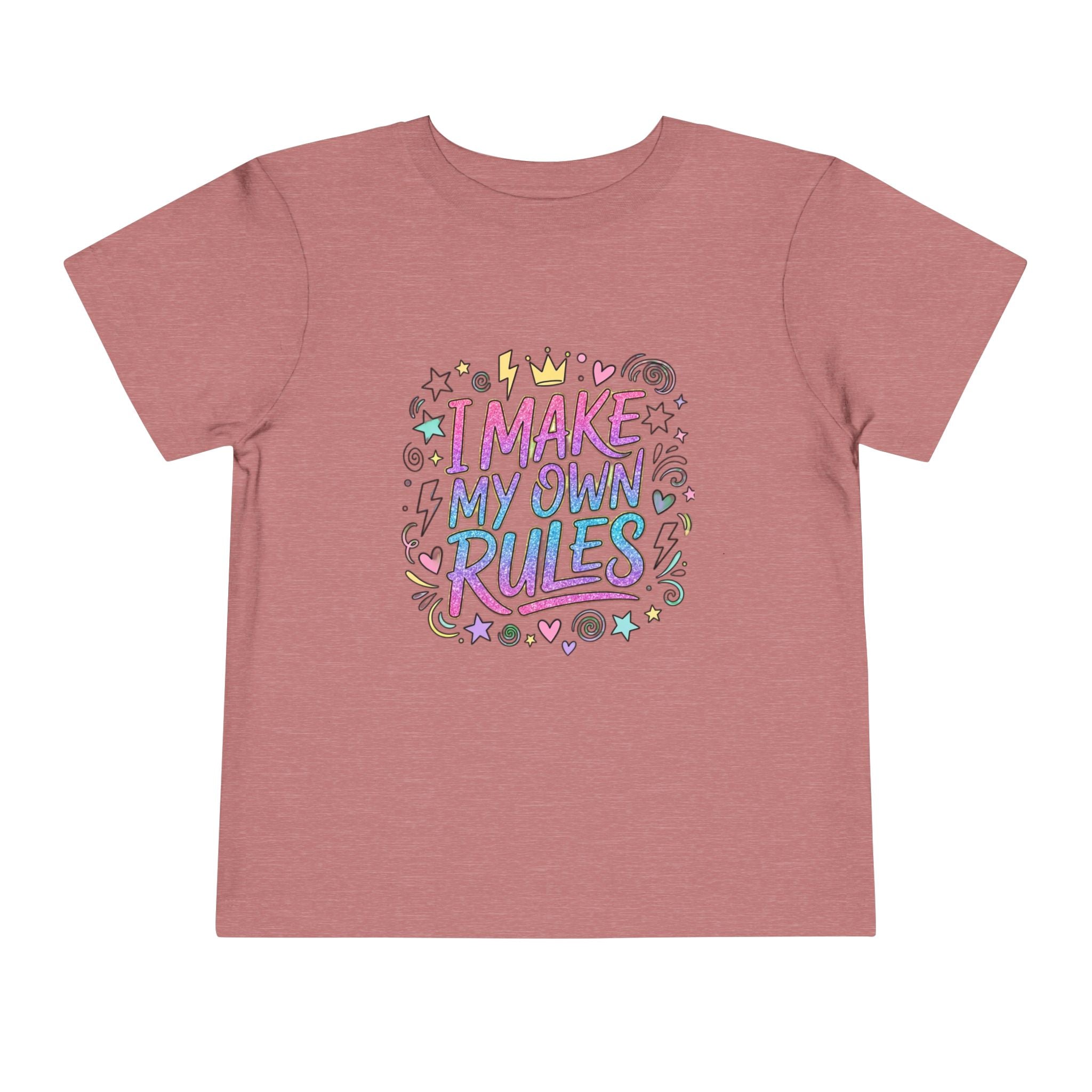 I Make My Own Rules Toddler Shirt – Cute Funny Toddler Graphic Tee