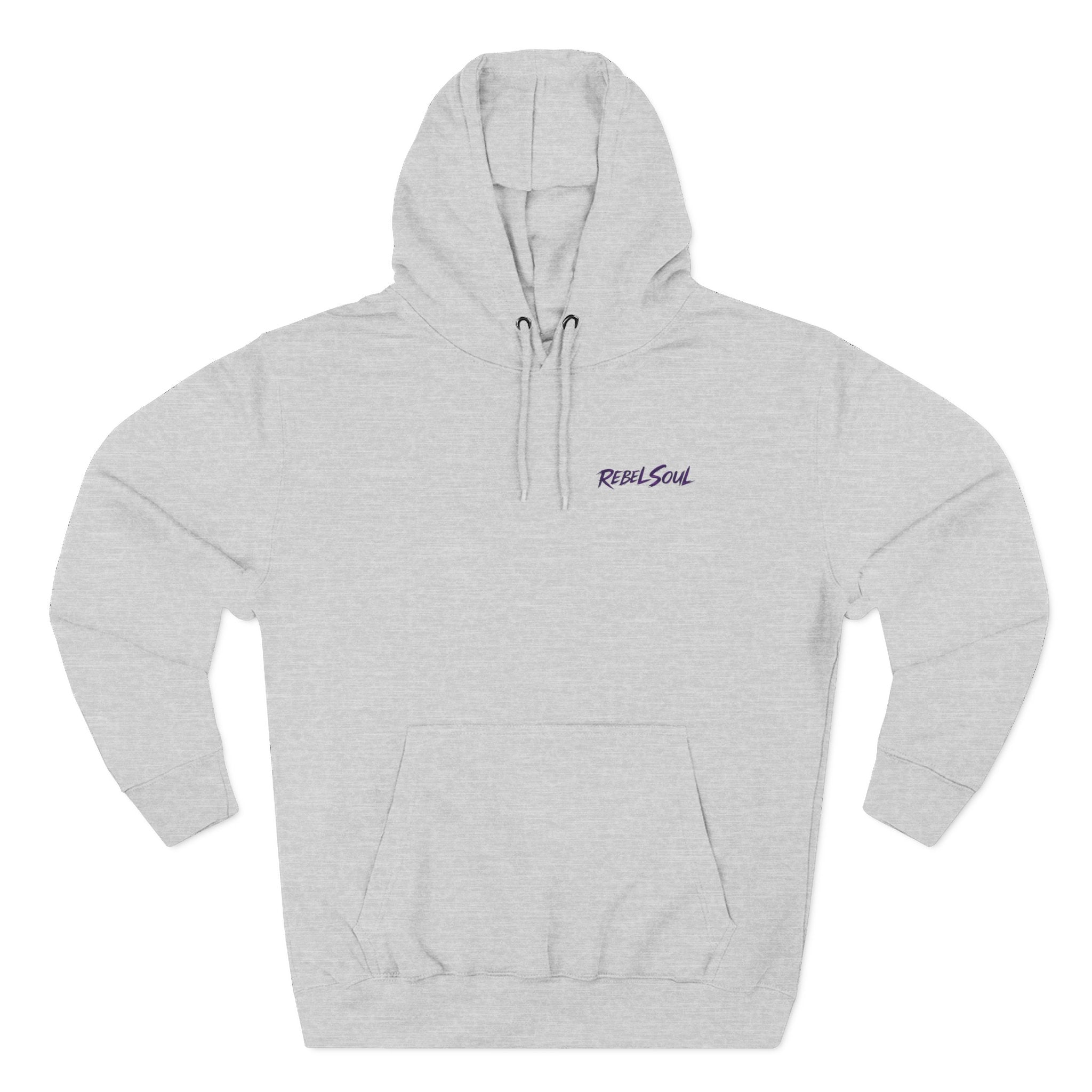 Two Wheels One Soul Motorcycle Hoodie – Biker Skull Graphic Fleece Pullover