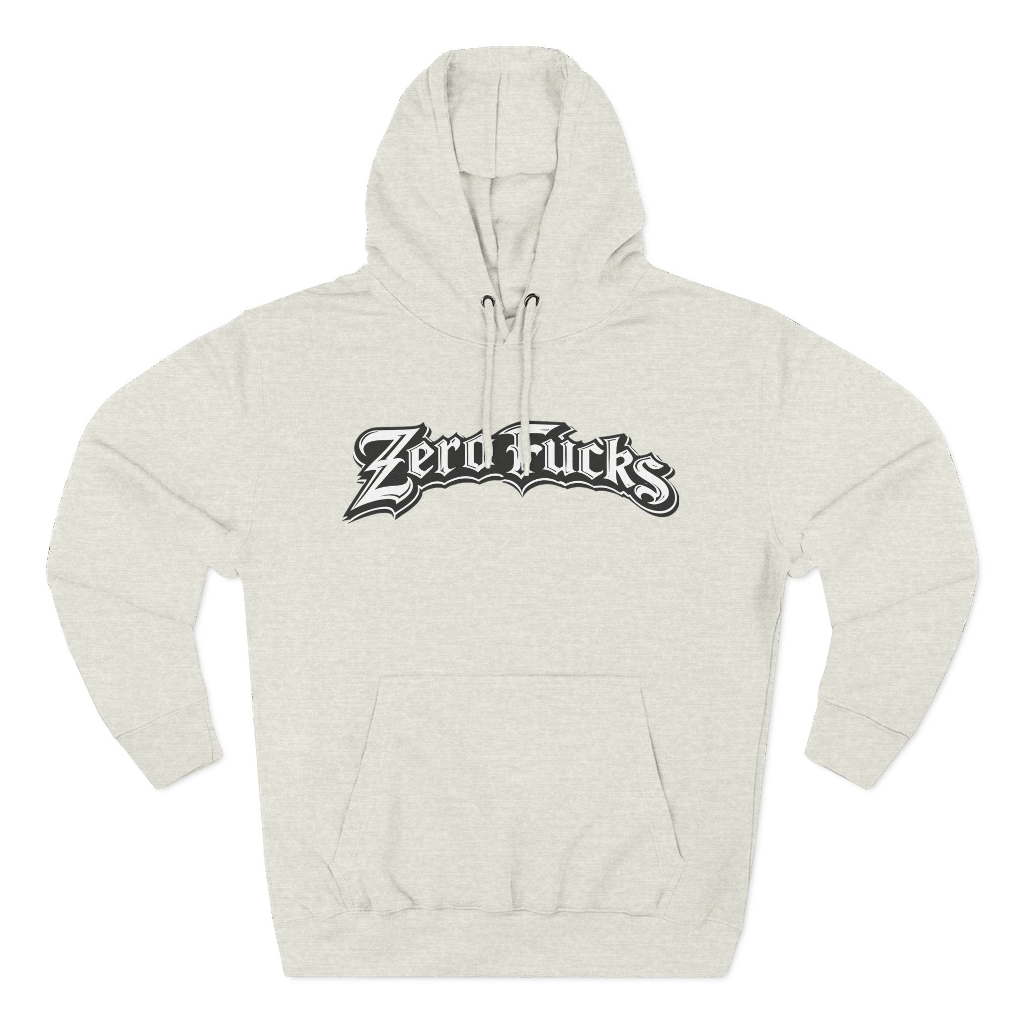 Zero Fucks Flawed Fleece Hoodie