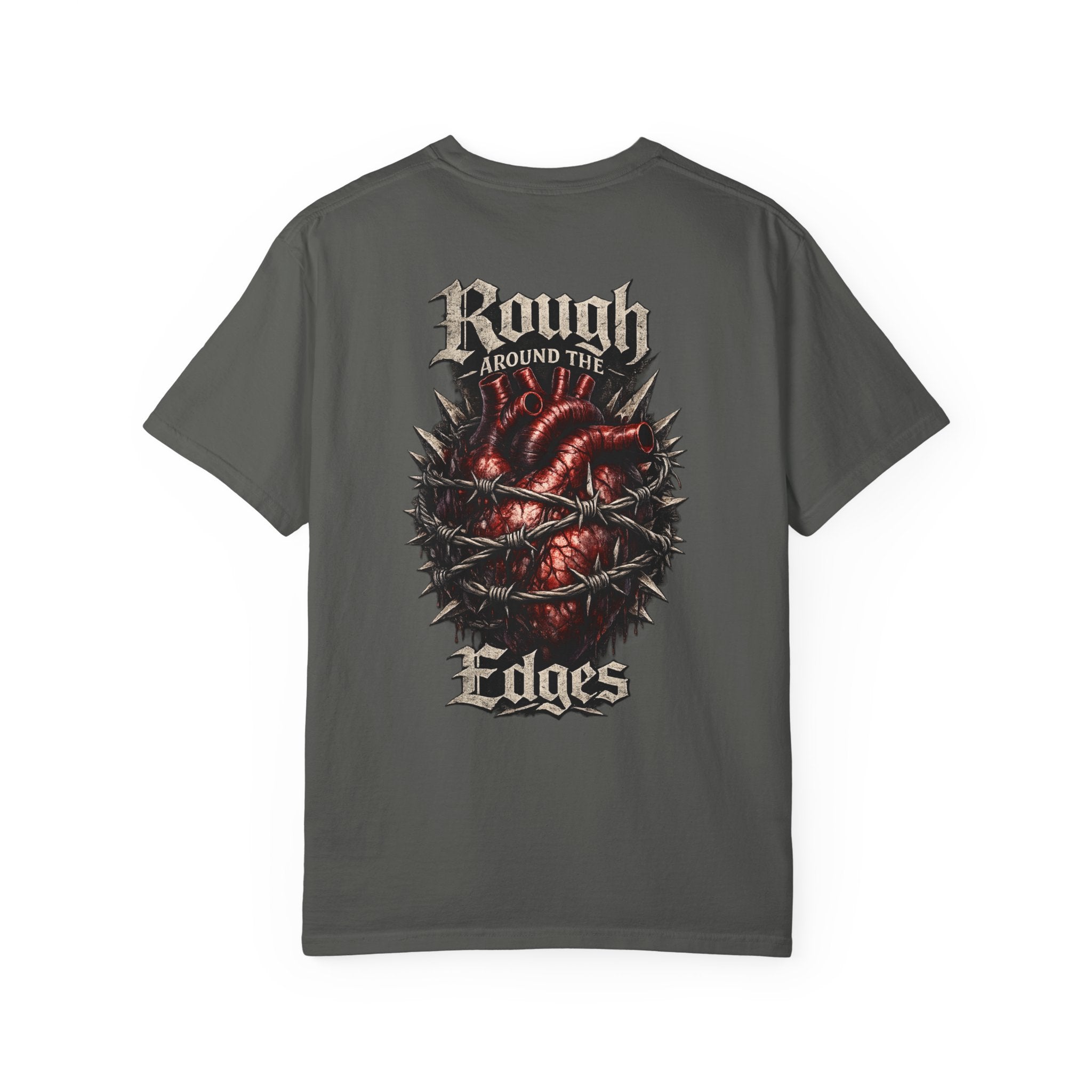 Rough Around The Edges Shirt – Edgy Heart Graphic Tee