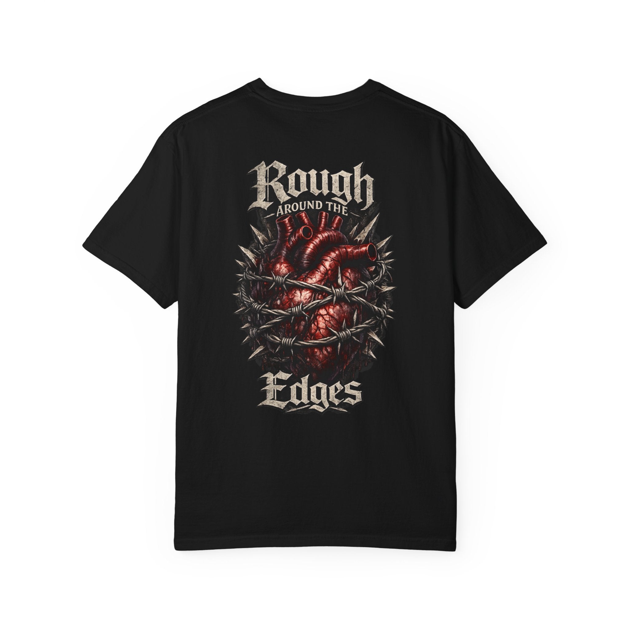 Rough Around The Edges Shirt – Edgy Heart Graphic Tee