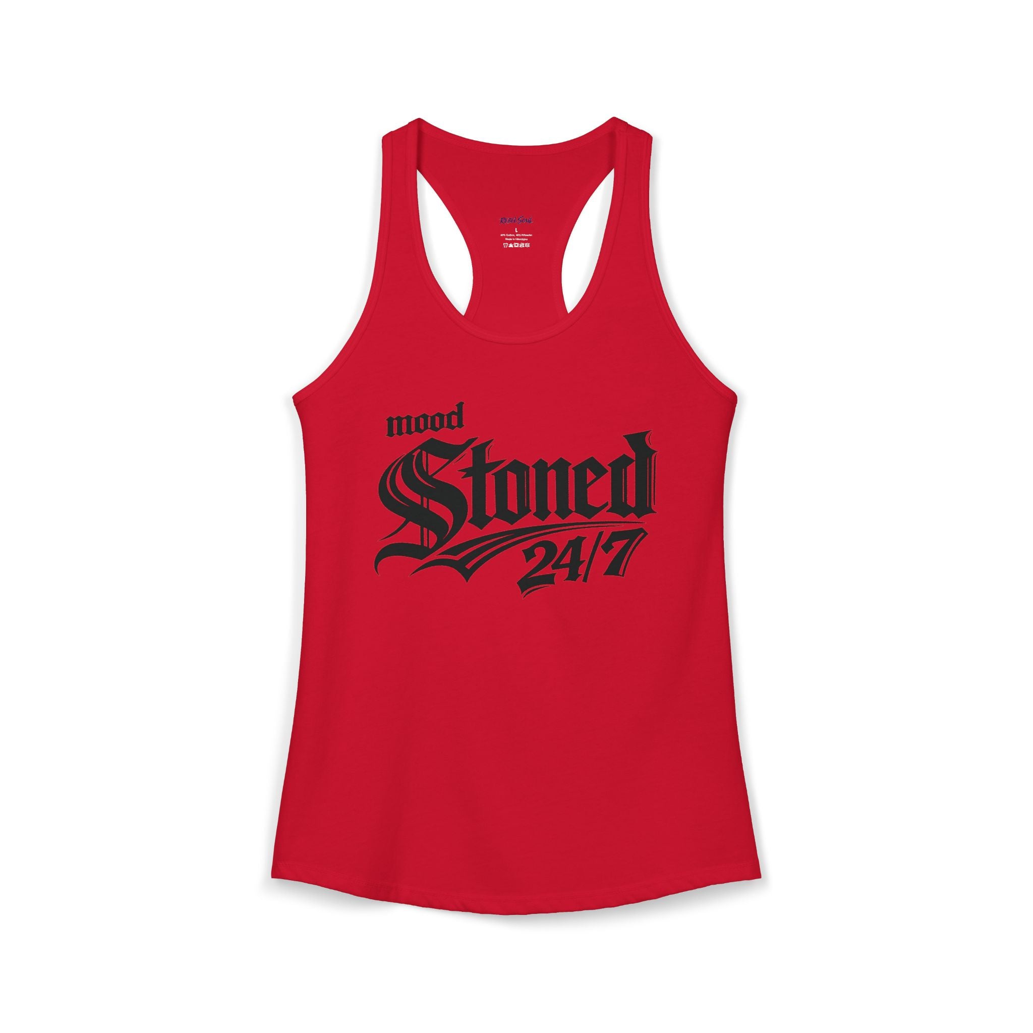 Mood Stoned 24/7-Women's Racerback Tank