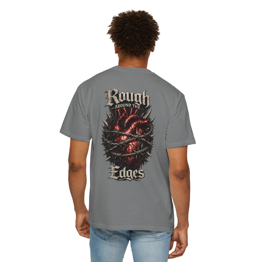 Rough Around The Edges Shirt – Edgy Heart Graphic Tee