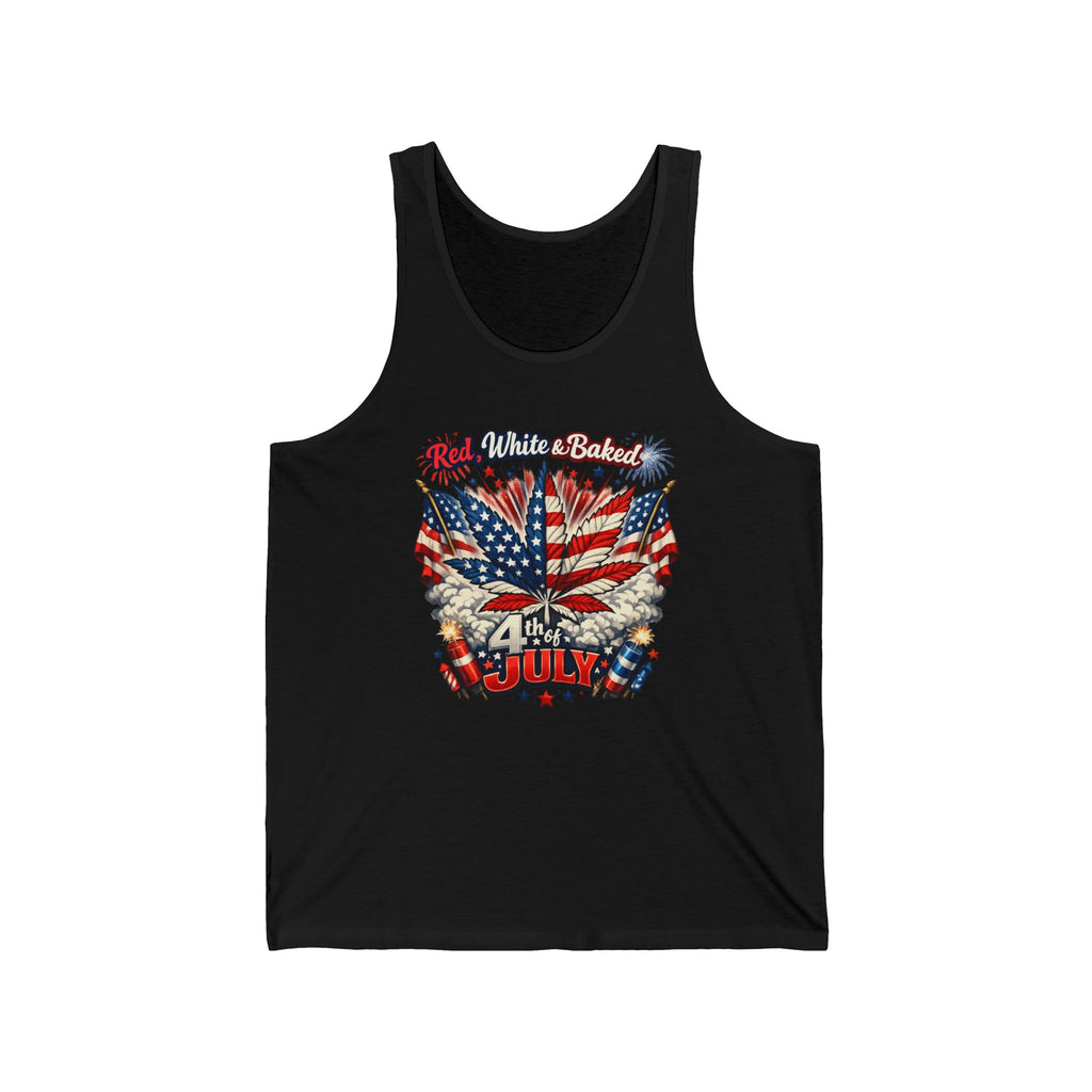 "Red, White & Baked" Patriotic Independence Day Men's Tank