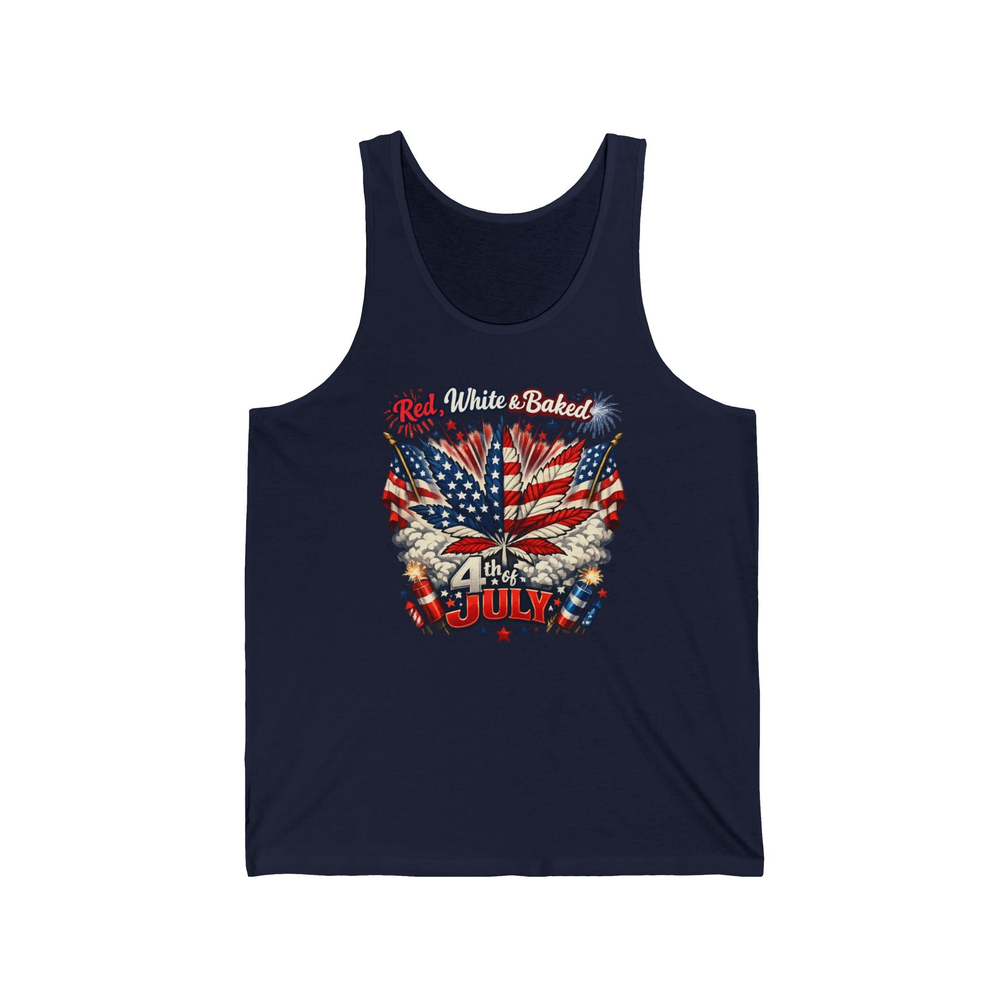 "Red, White & Baked" Patriotic Independence Day Men's Tank