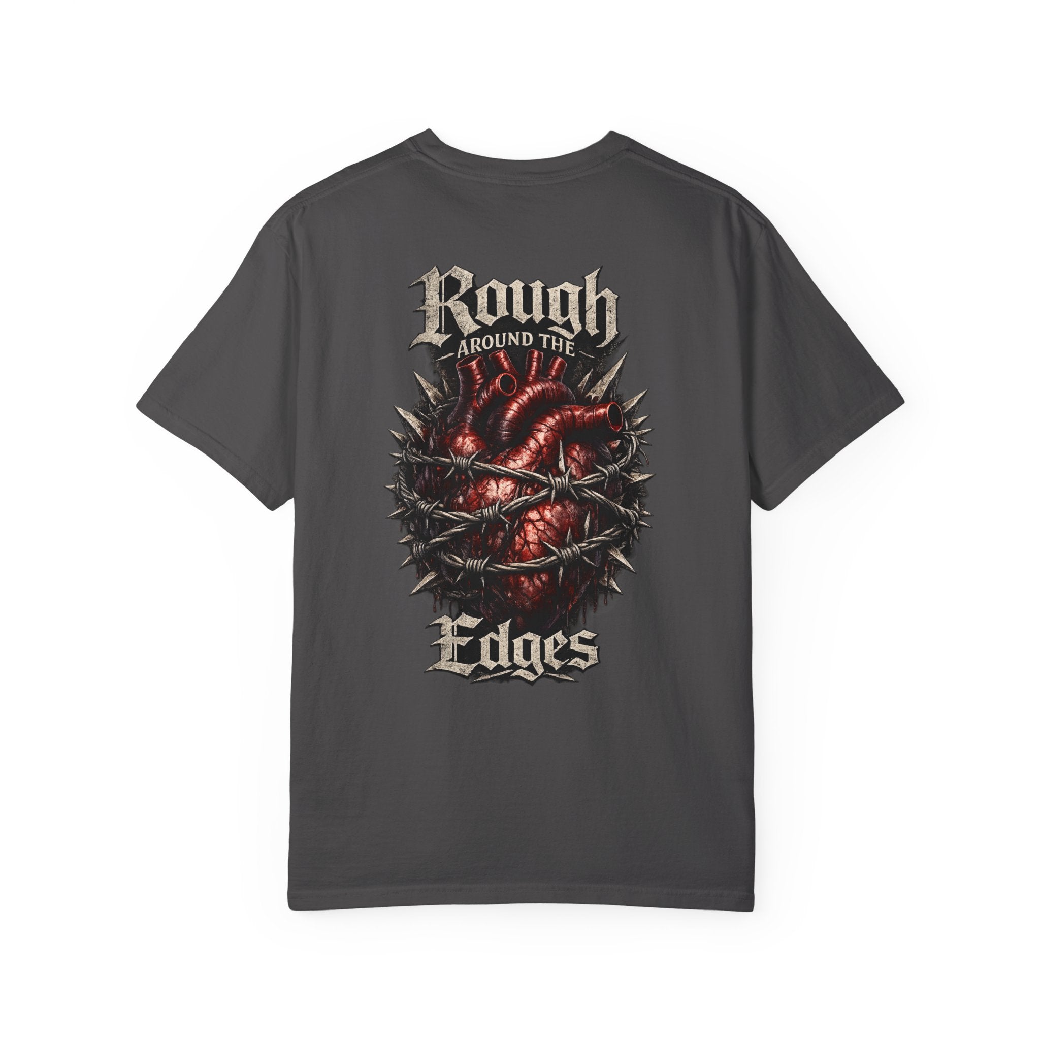 Rough Around The Edges Shirt – Edgy Heart Graphic Tee