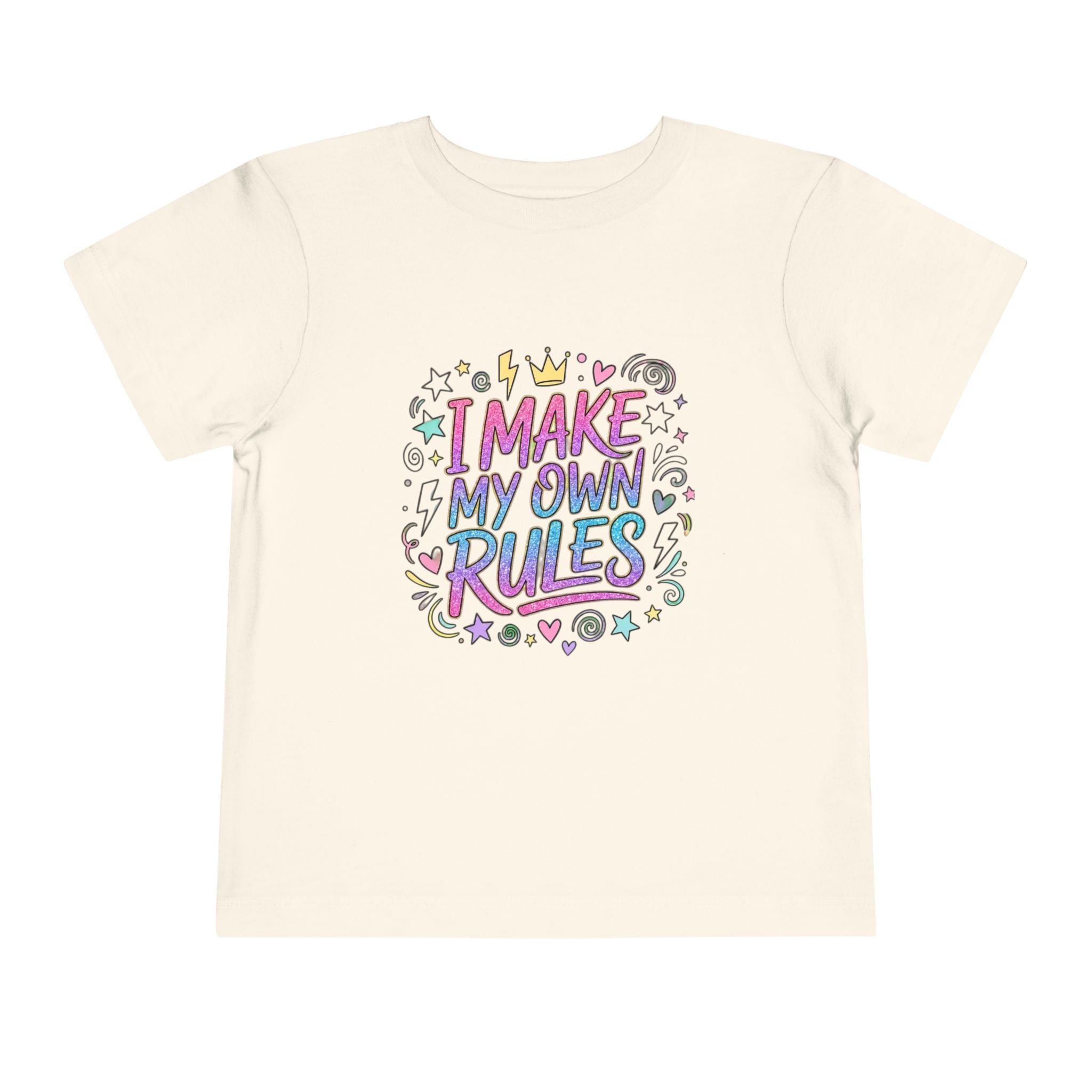 I Make My Own Rules Toddler Shirt – Cute Funny Toddler Graphic Tee