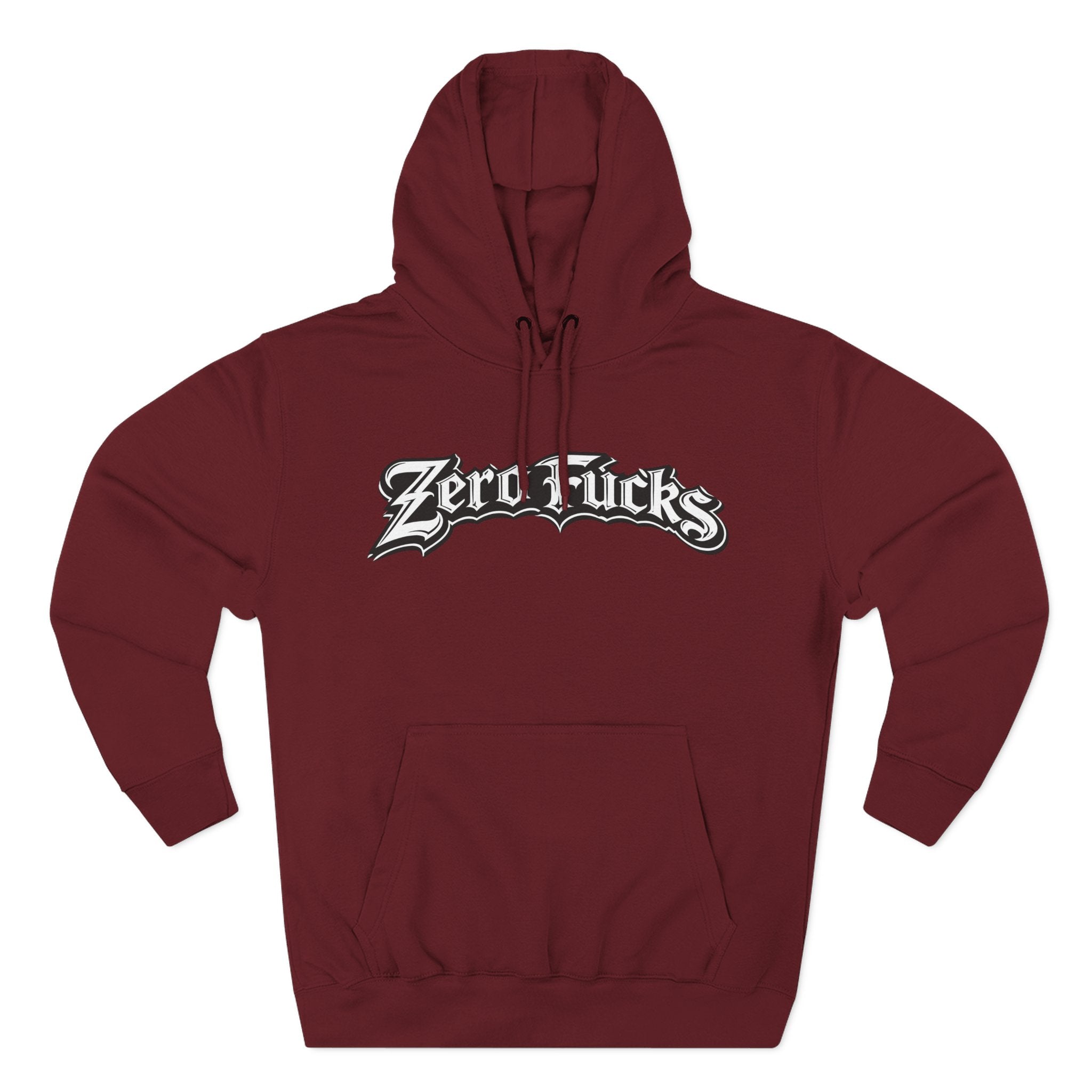 Zero Fucks Flawed Fleece Hoodie